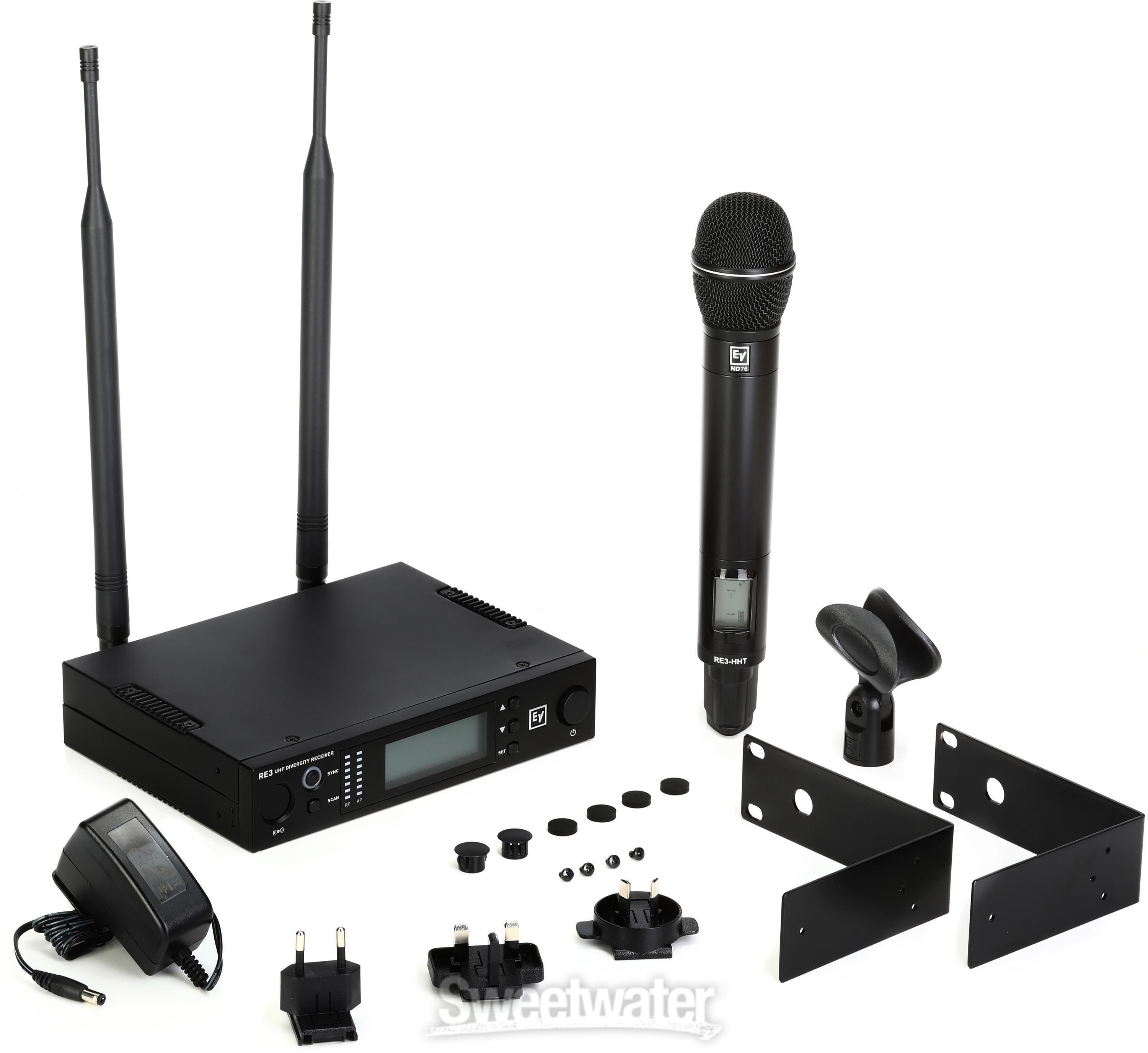 Electro-Voice RE3-ND76 Wireless Handheld Microphone System - 5H