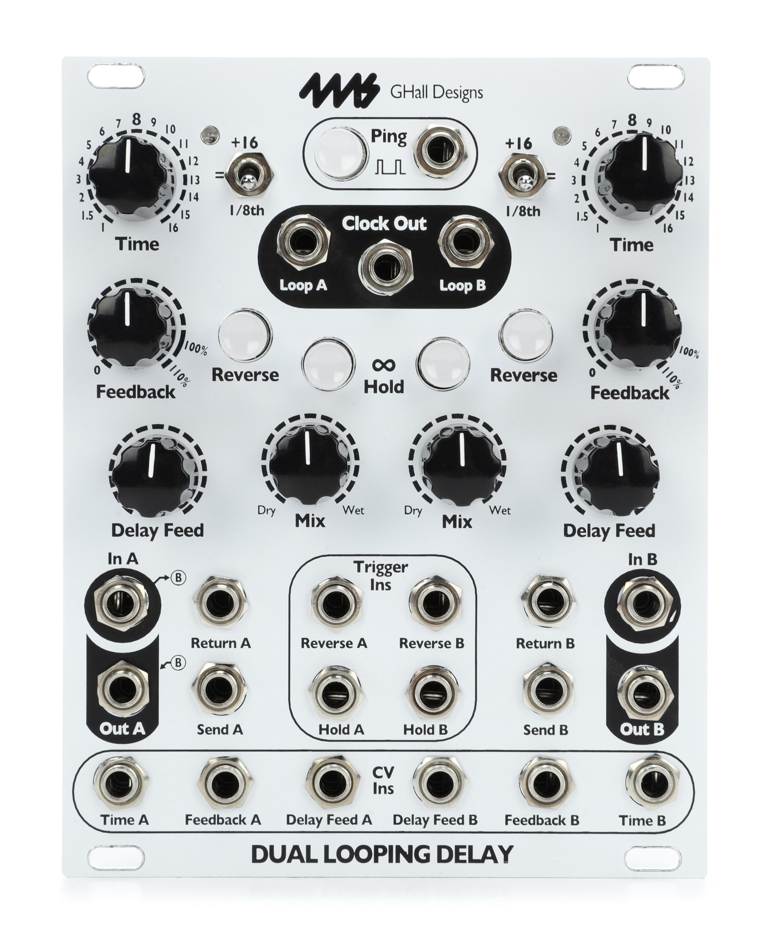 4ms Dual Looping Delay Eurorack Module | Sweetwater