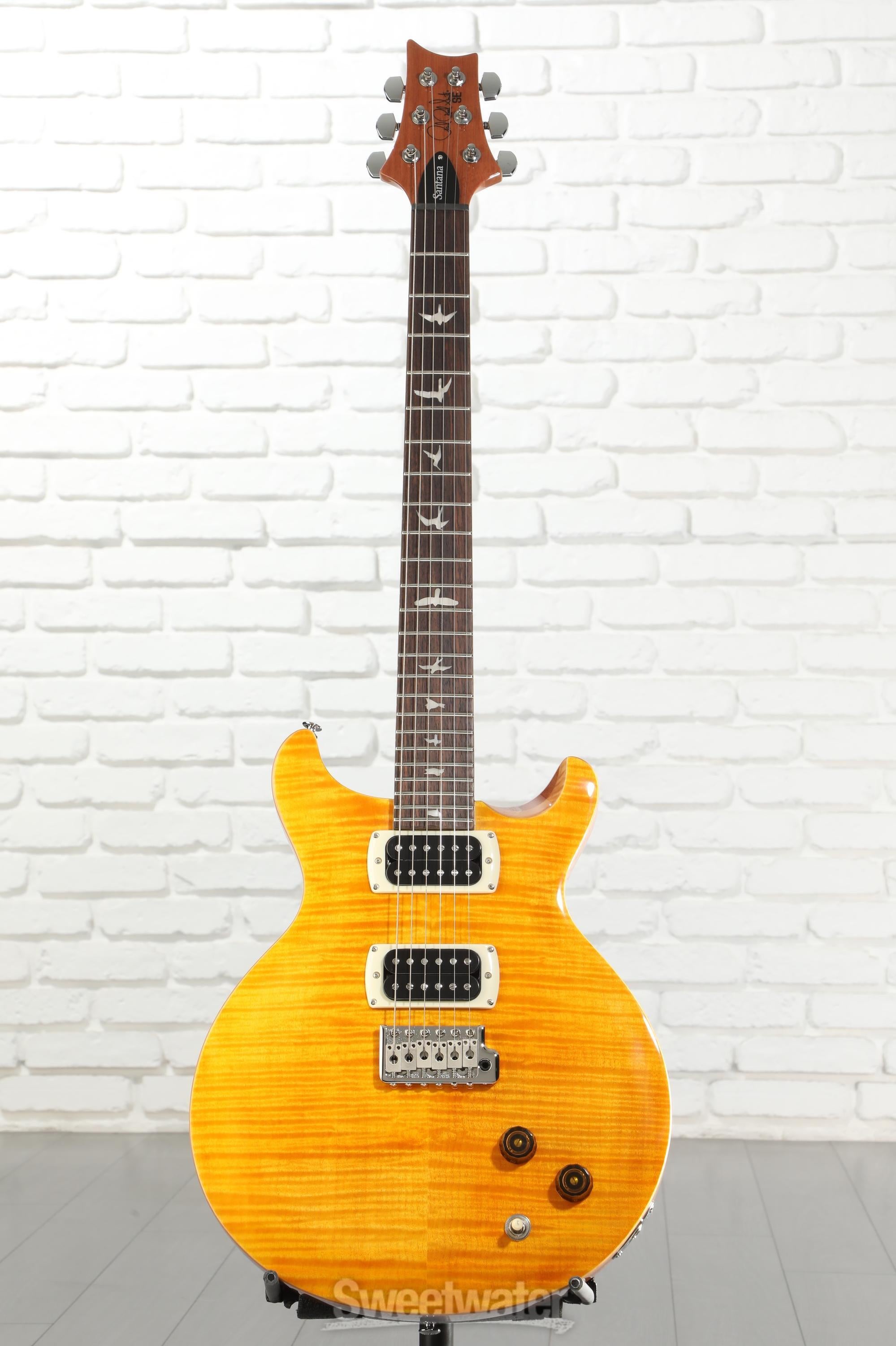 PRS SE Santana Electric Guitar - Santana Yellow | Sweetwater