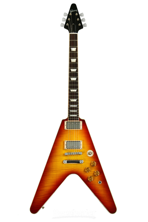 Gibson Custom Flying V Standard Figured - Washed Cherry | Sweetwater