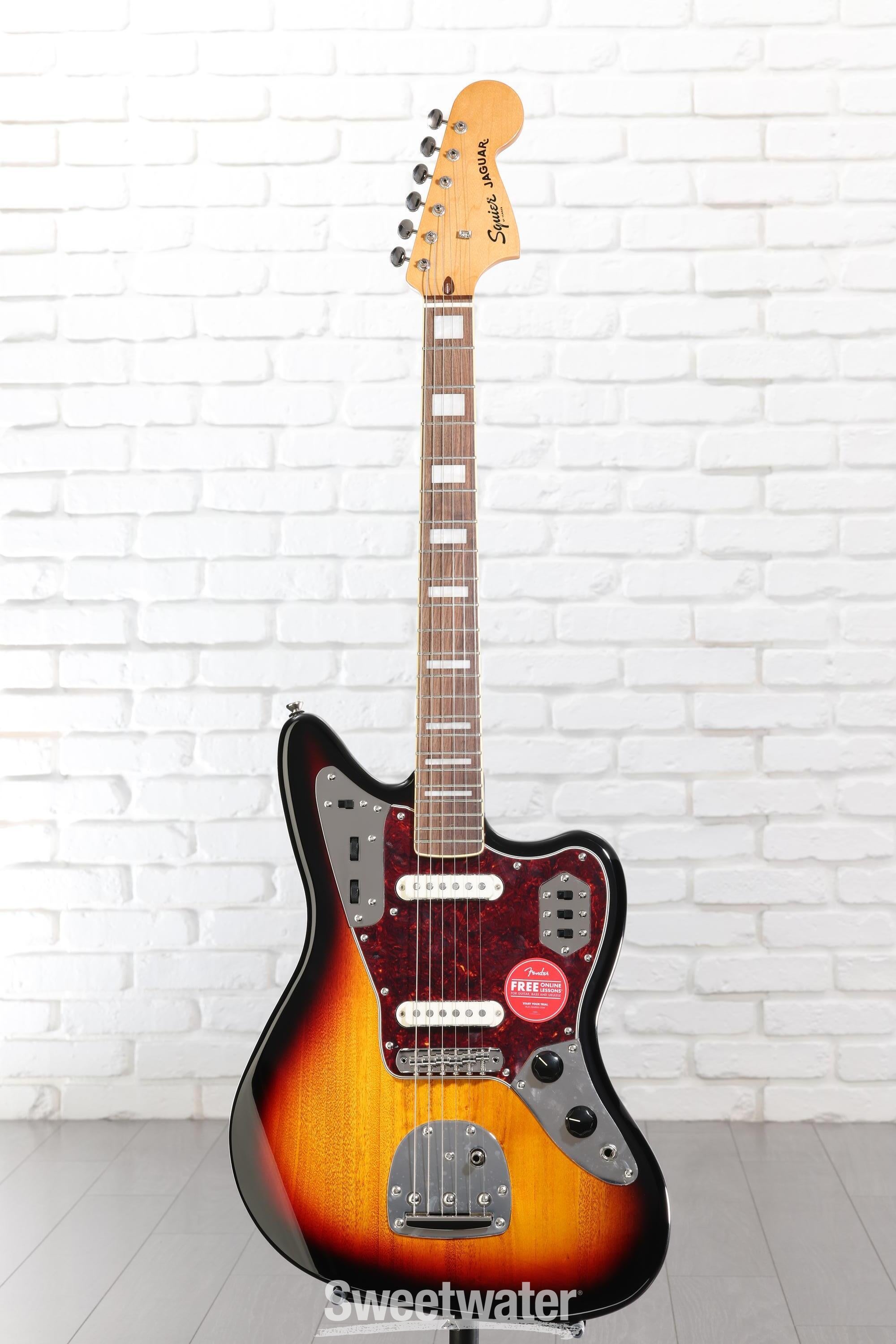 Squier Classic Vibe '70s Jaguar - 3-Tone Sunburst | Sweetwater