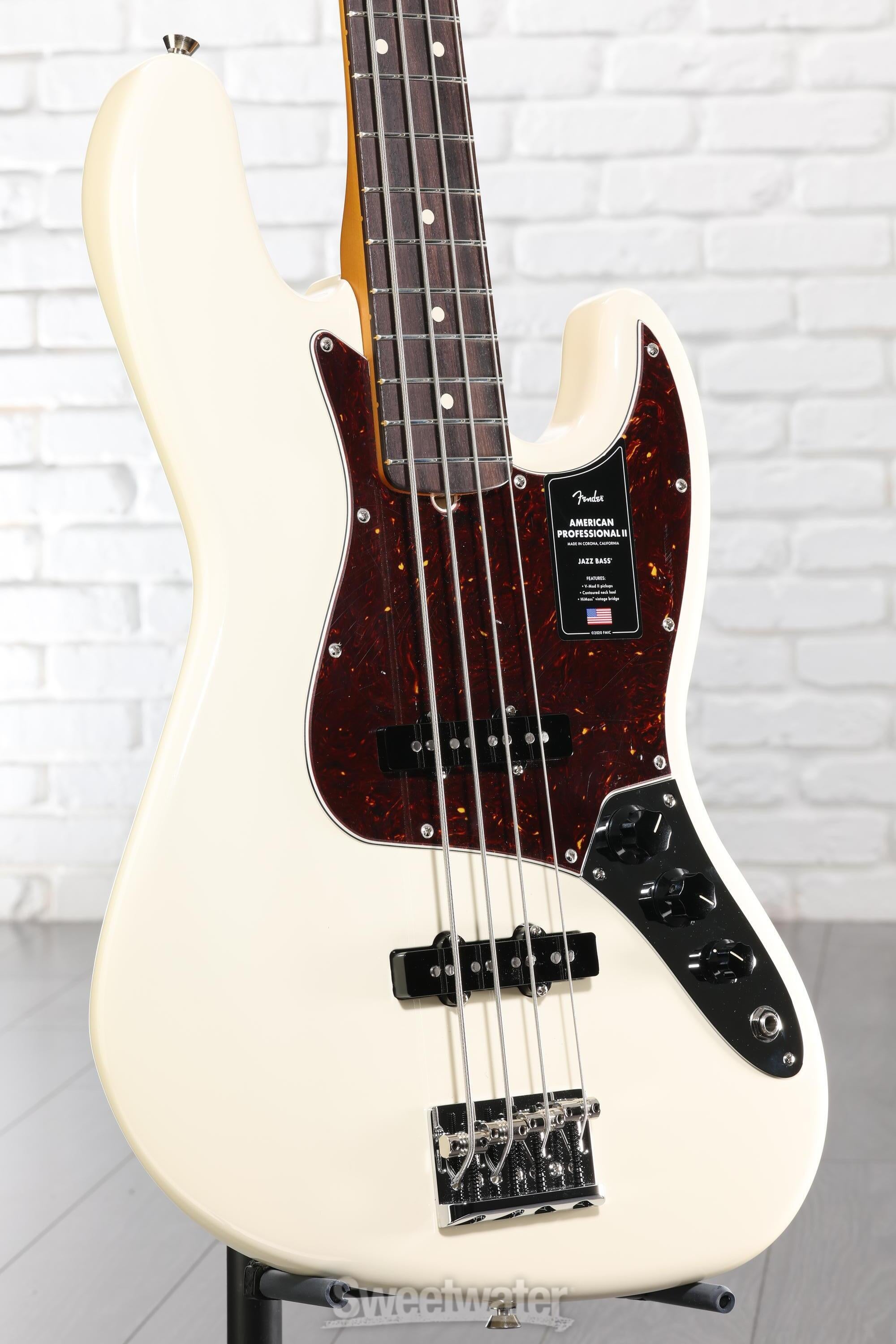 Fender American Professional II Jazz Bass - Olympic White with