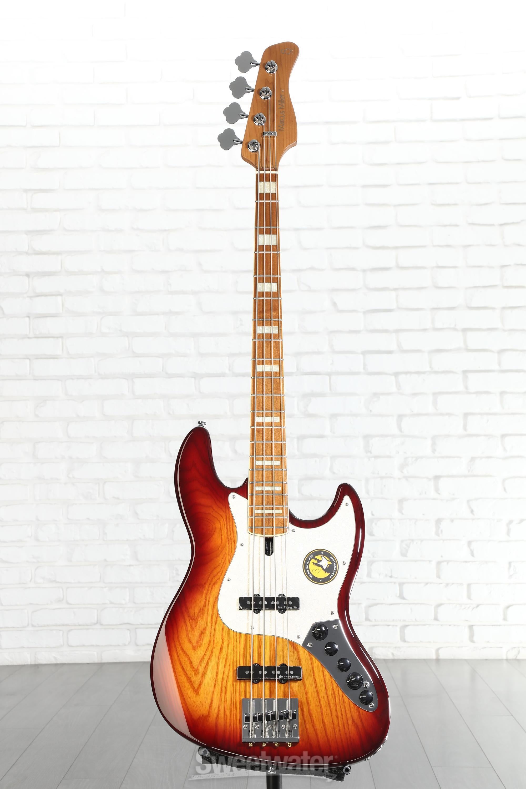 Sire Marcus Miller V8 4-string Bass Guitar - Tobacco Sunburst