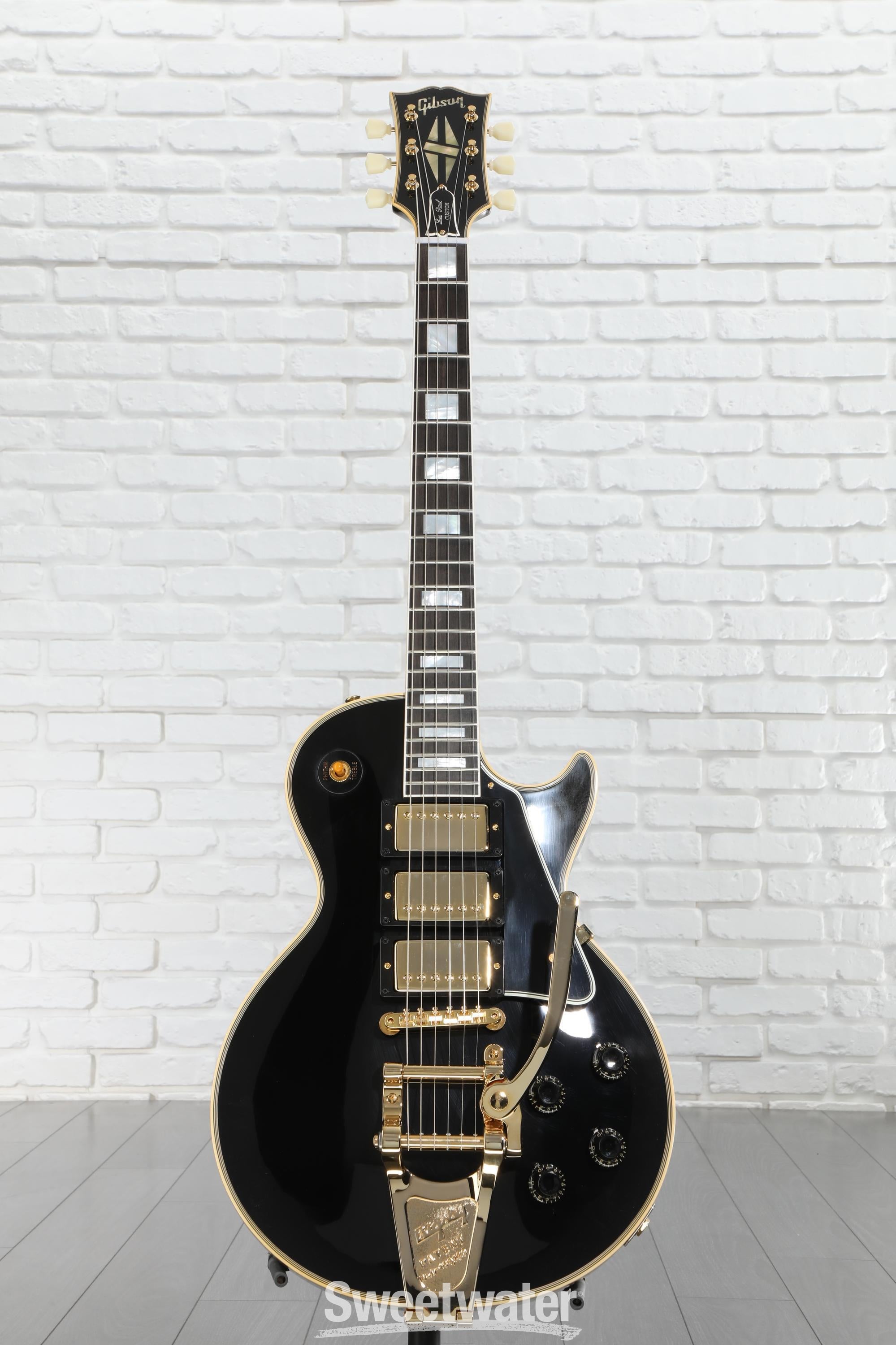 【レア】Gibson lespaul custom 57ヒスコレ　3pu front-banner-