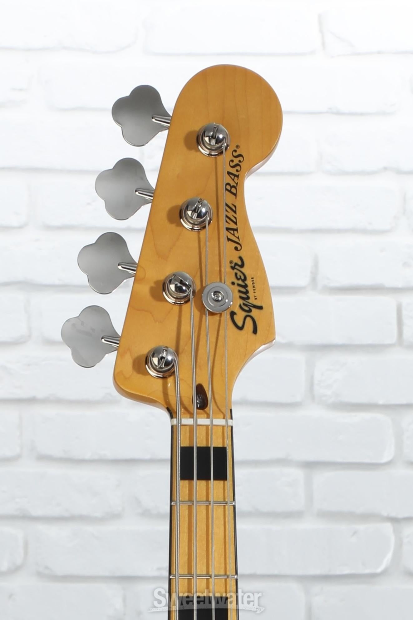 Amazon.com: Squier Classic Vibe 70s Jazz Bass, Natural