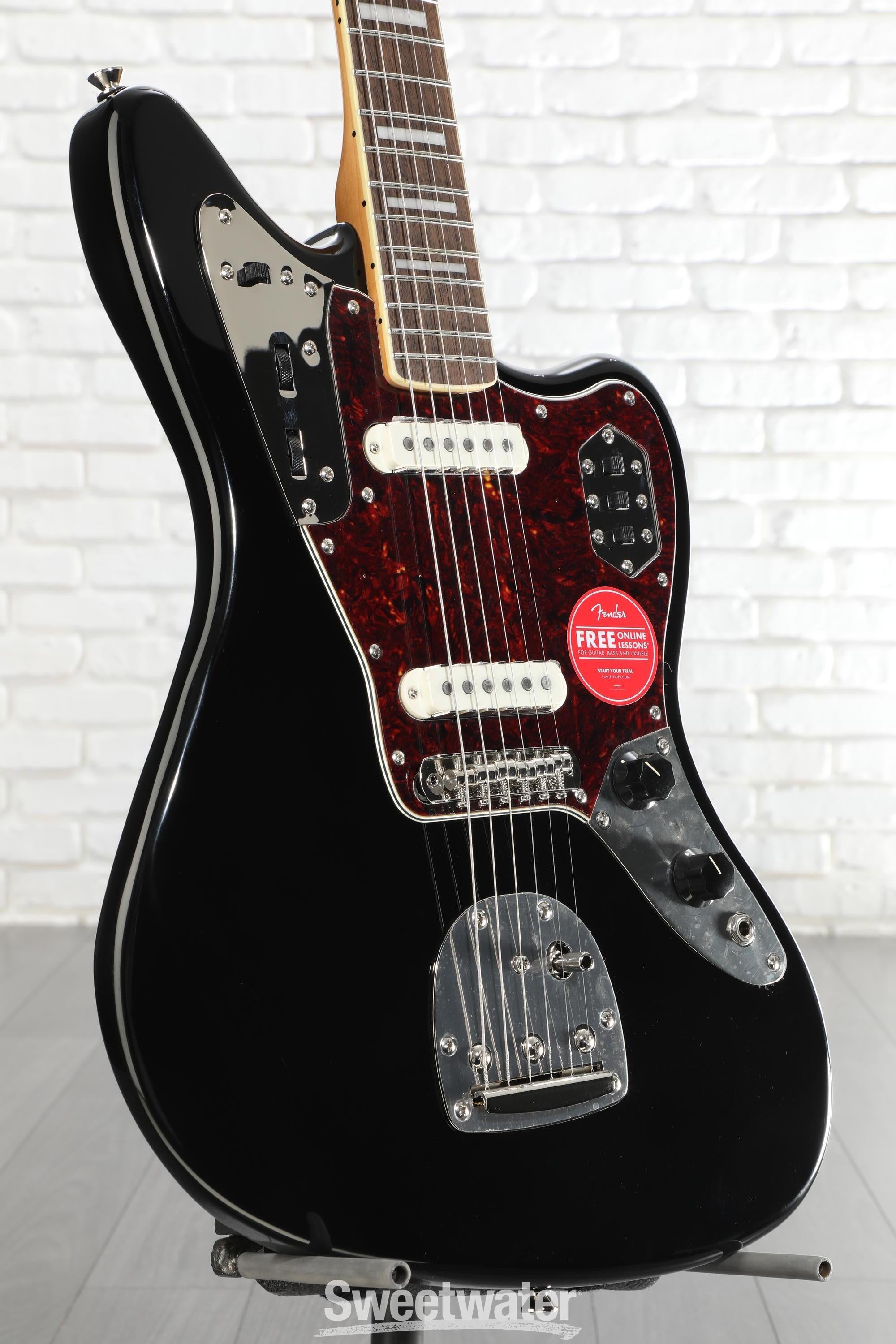 Squier Classic Vibe '70s Jaguar - Black | Sweetwater