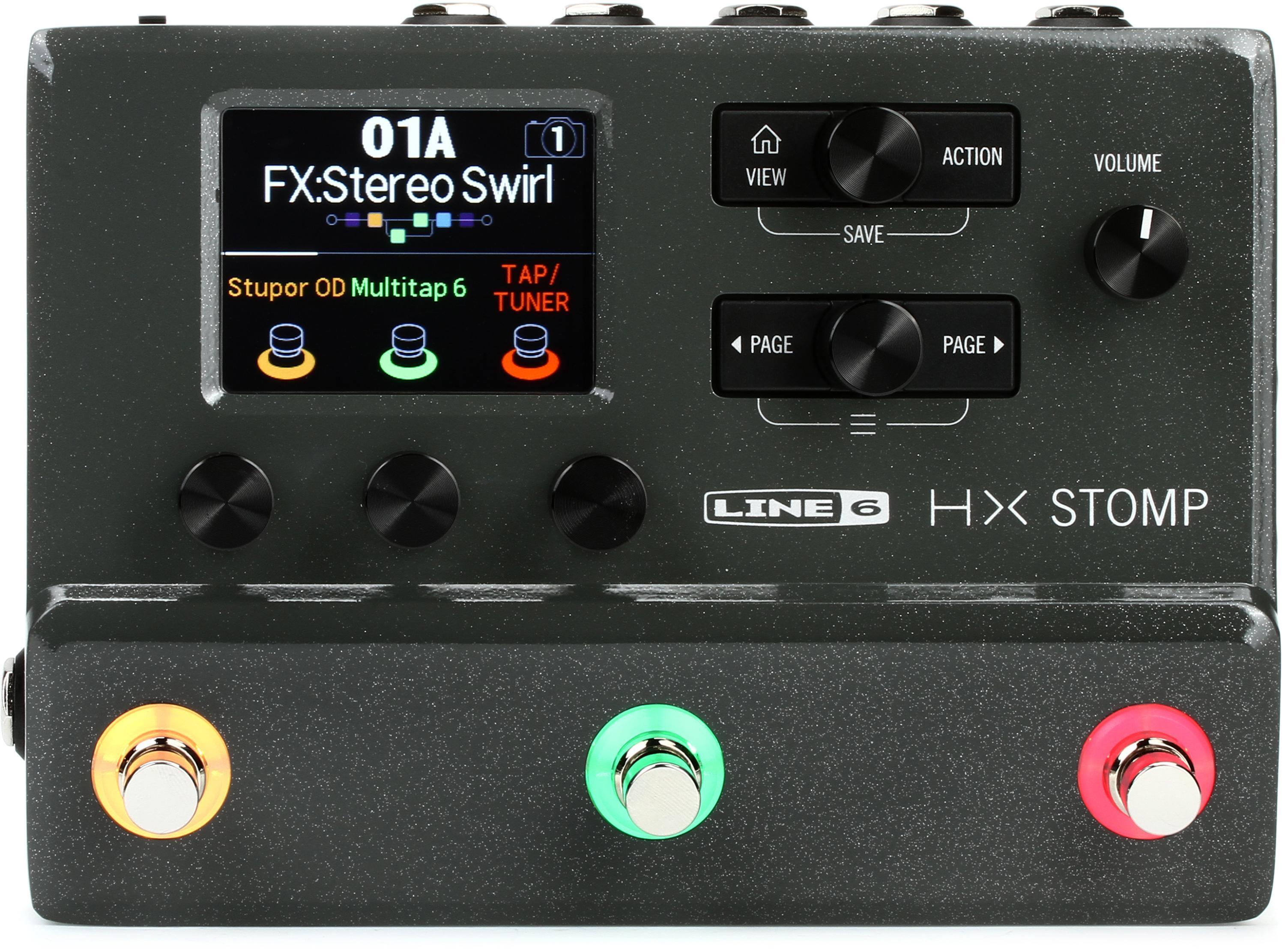 Line 6 HX Stomp Guitar Multi-effects Floor Processor - Cosmic Gray 