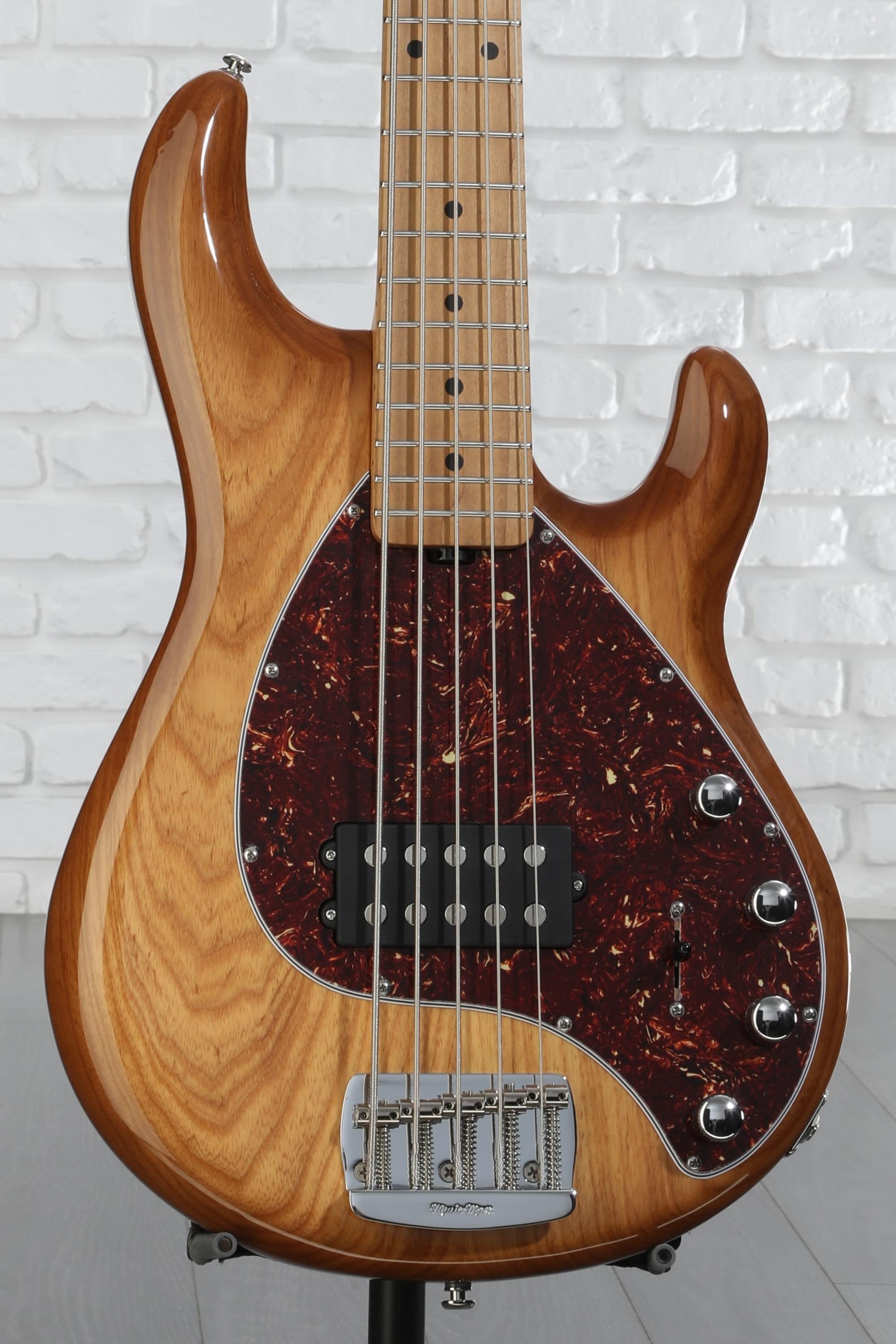Ernie Ball Music Man StingRay Special 5 H Bass Guitar - Hot Honey with Maple Fingerboard