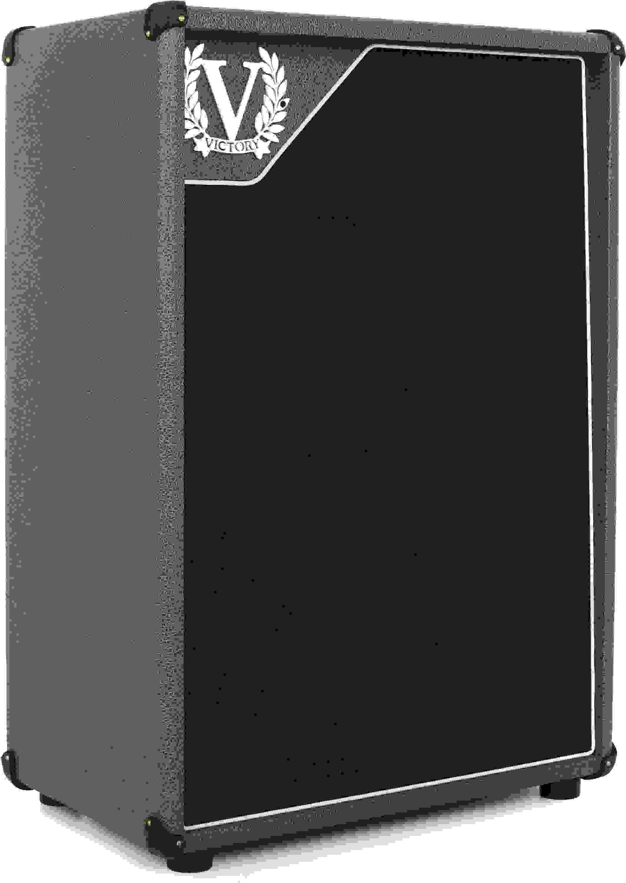 Victory Amplification V212-VG 120-watt 2 x 12-inch Compact Vertical Extension Speaker Cabinet - Gray