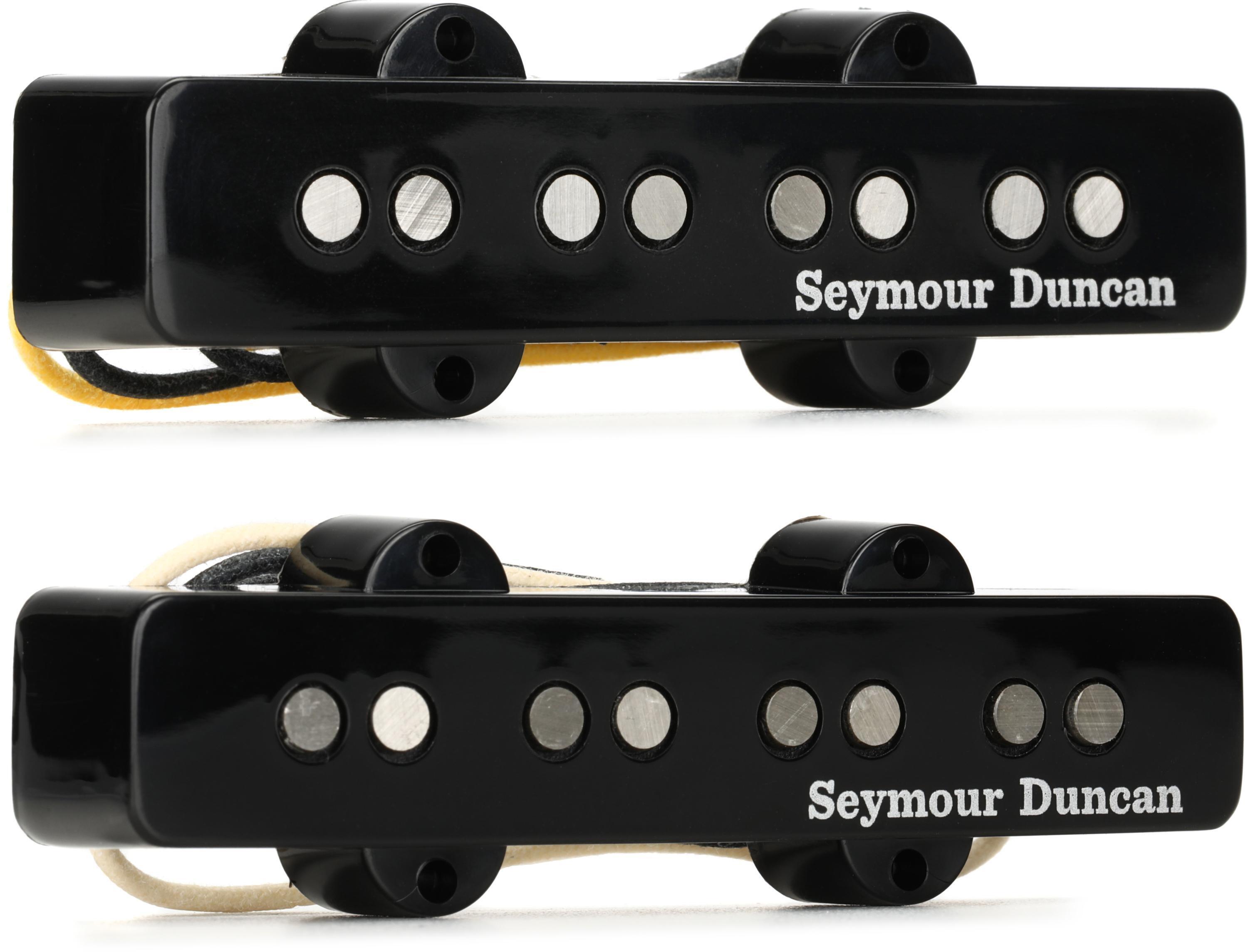 Seymour Duncan SJB-2 Hot Jazz Bass Pickup Set - Black | Sweetwater