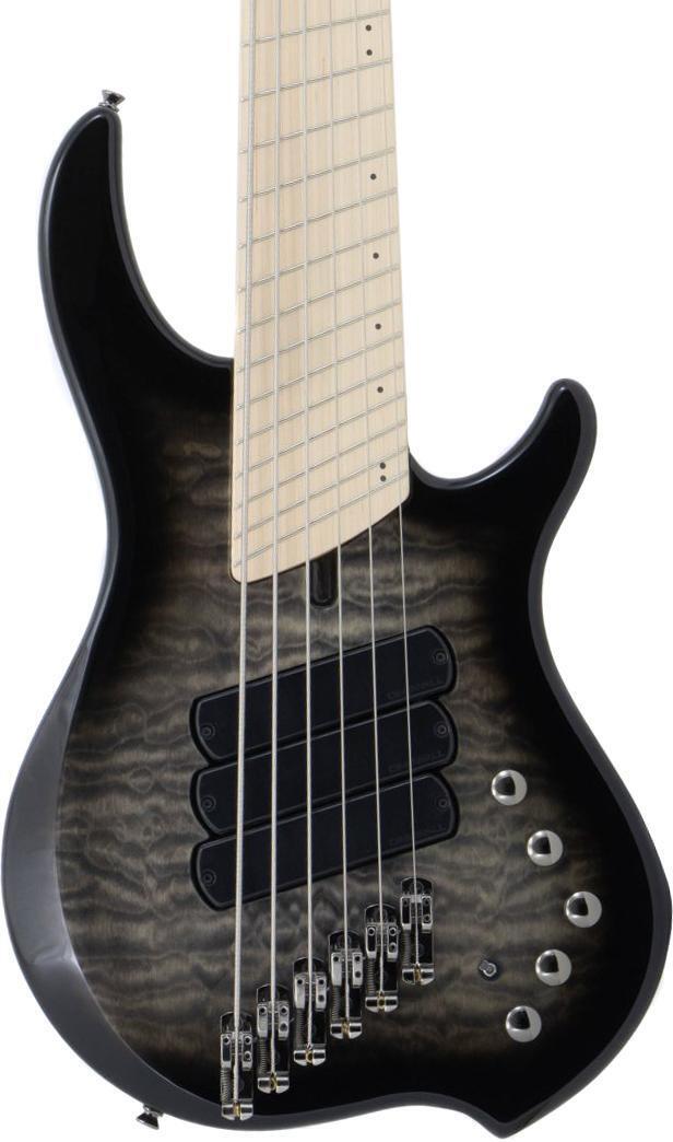 Dingwall Guitars Combustion 5-string Electric Bass - 2-tone Black 