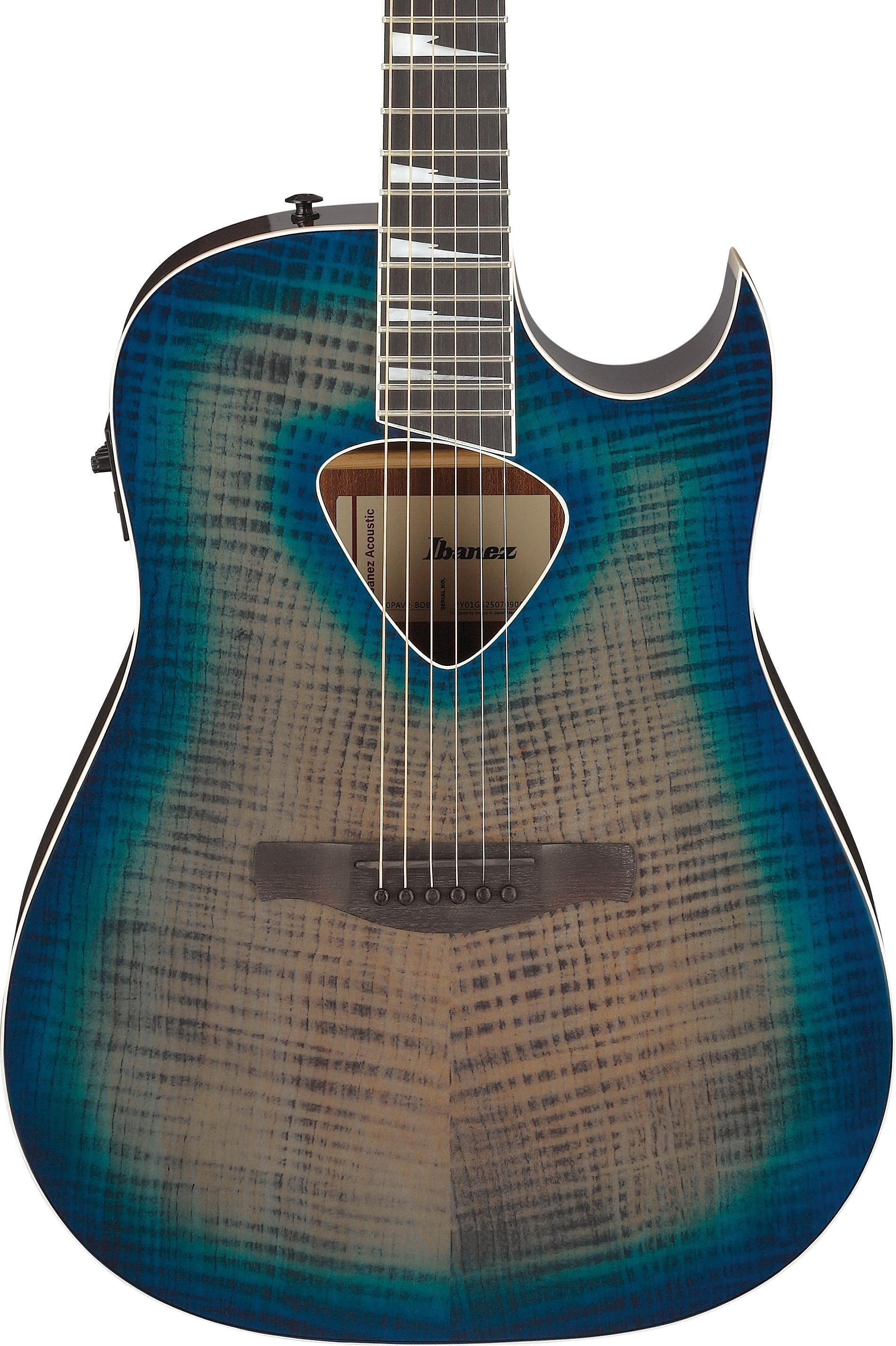 Ibanez Altstar ALT50FA Acoustic-electric Guitar - Blue Doom Burst