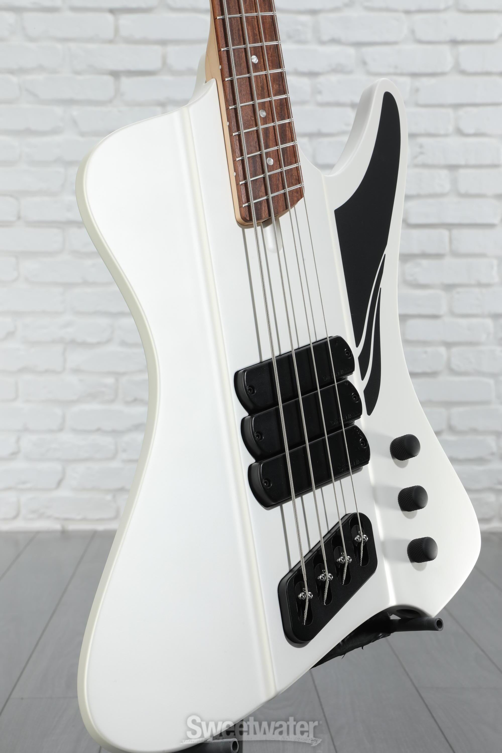 Dingwall Guitars D-Roc Standard Electric Bass Guitar - Matte Ducati Whit