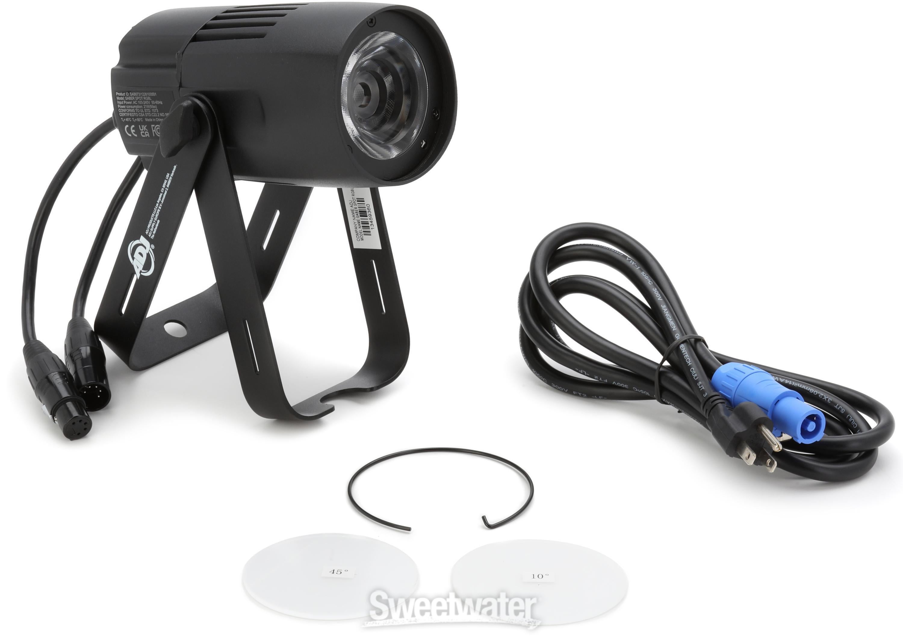 ADJ Saber Spot RGBL LED Pinspot Fixture | Sweetwater