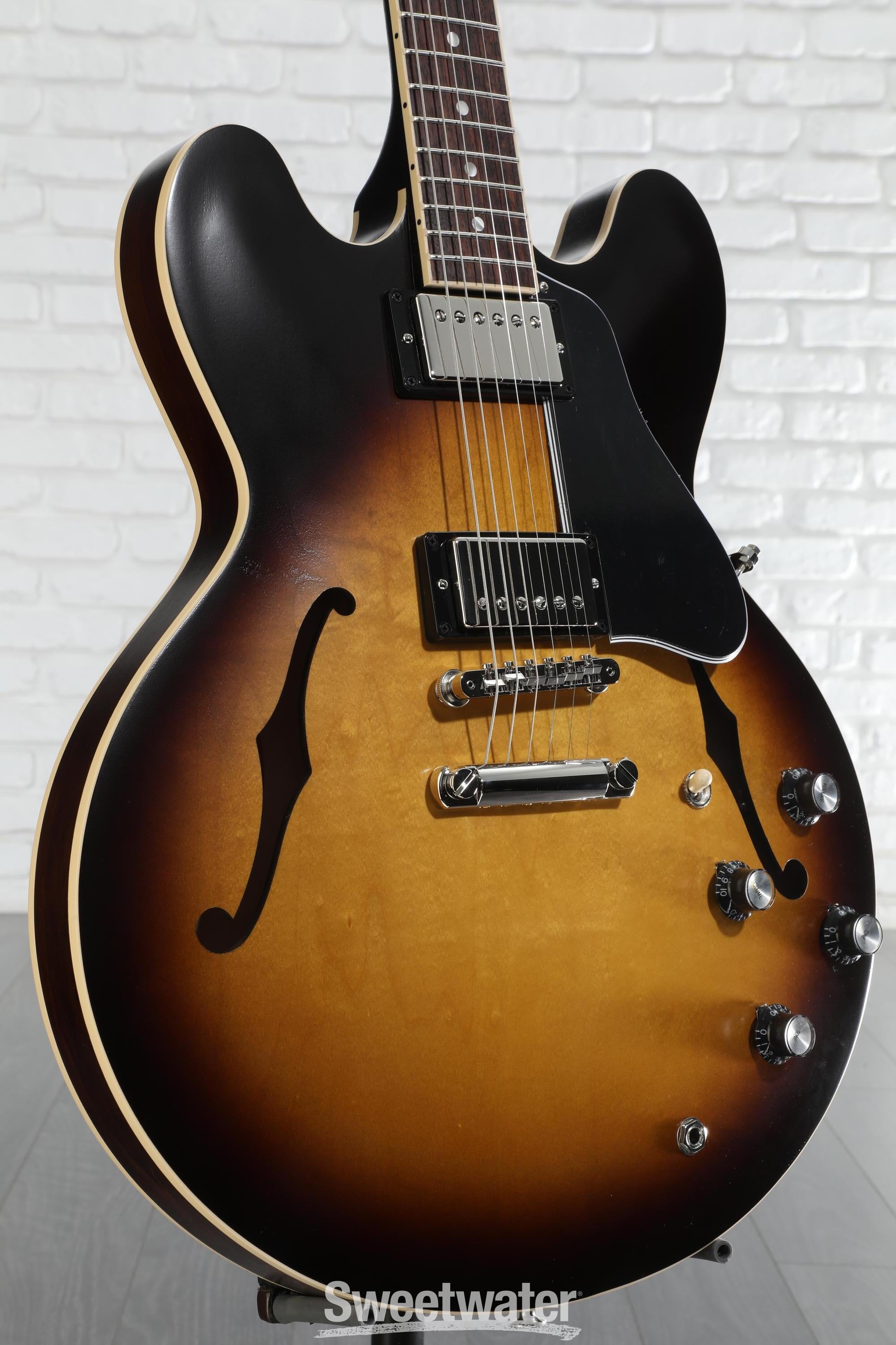 Gibson ES-335 Satin - Satin Vintage Burst Reviews | Sweetwater