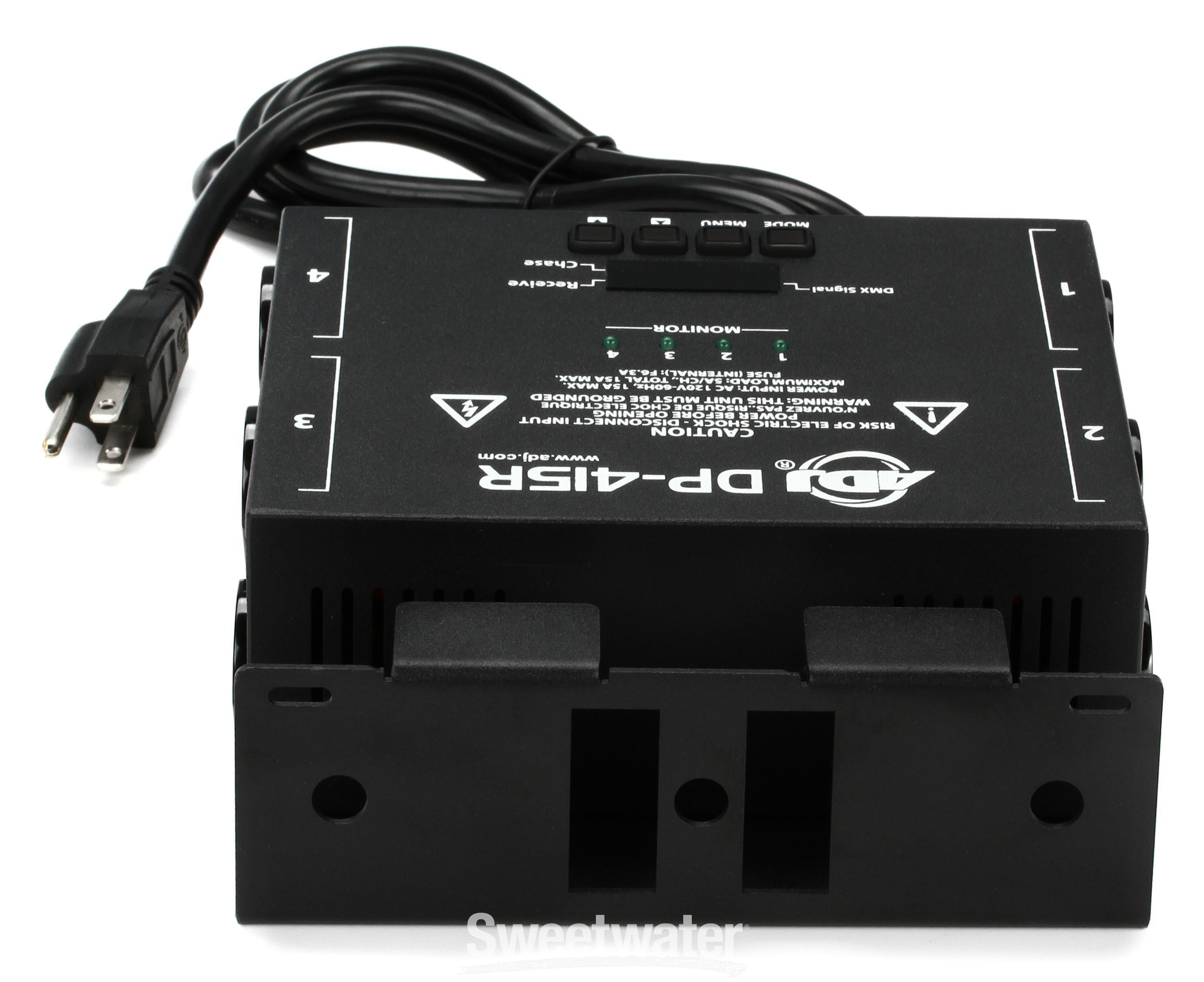 ADJ DP-415R 4-Ch 600W DMX Dimmer/Switch Pack with RDM