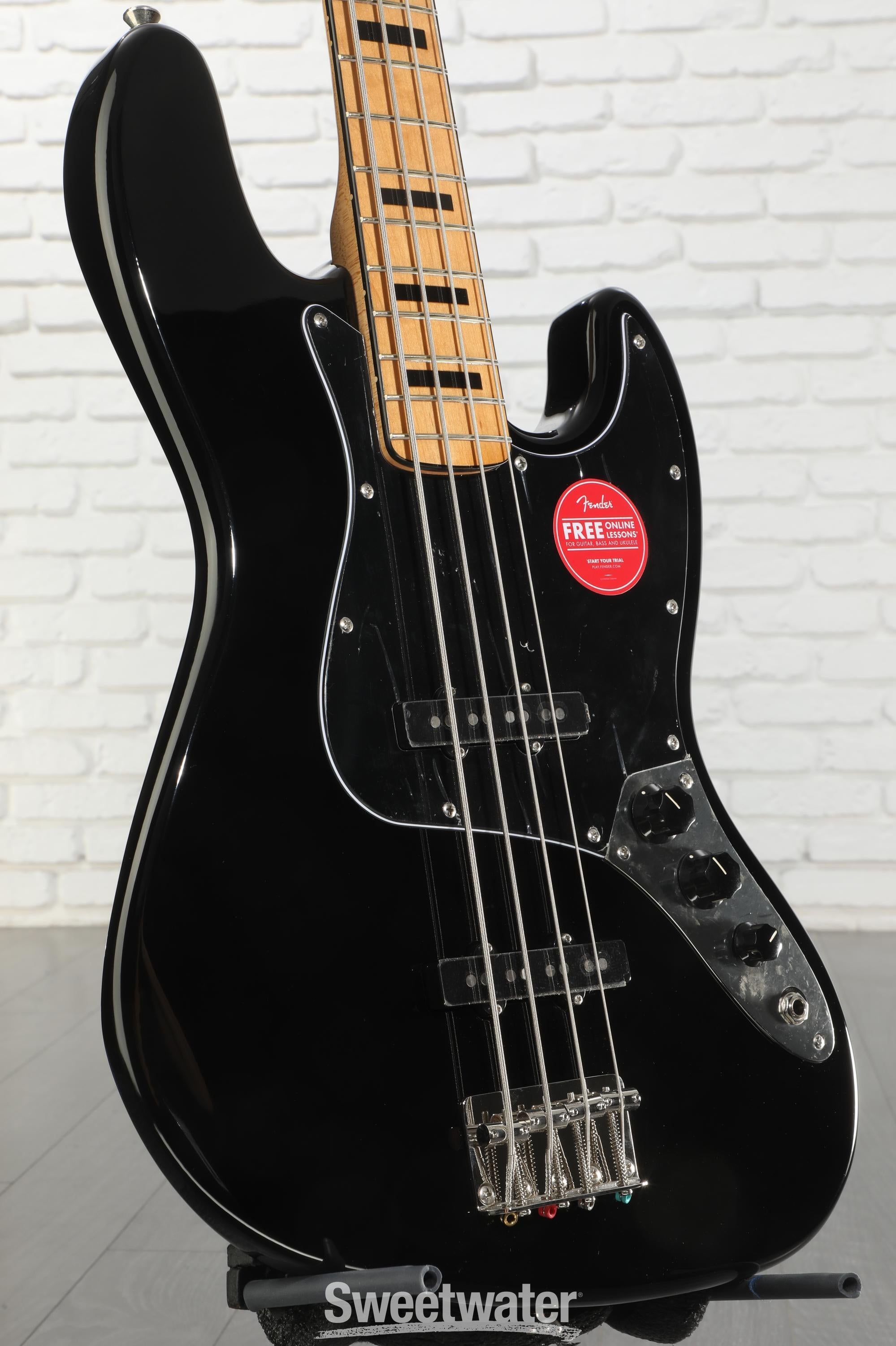 Squier Classic Vibe '70s Jazz Bass - Black | Sweetwater
