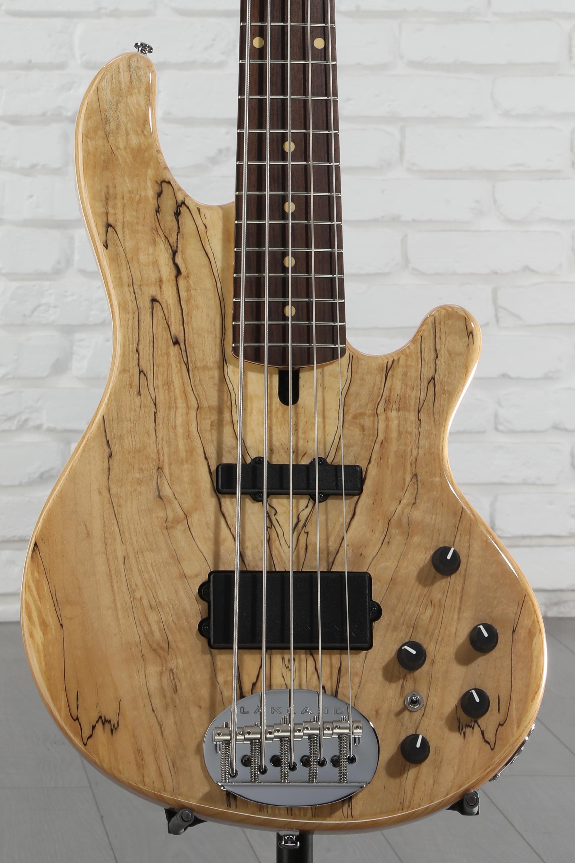 Lakland Skyline 55-02 Deluxe 5-string Bass Guitar - Spalted