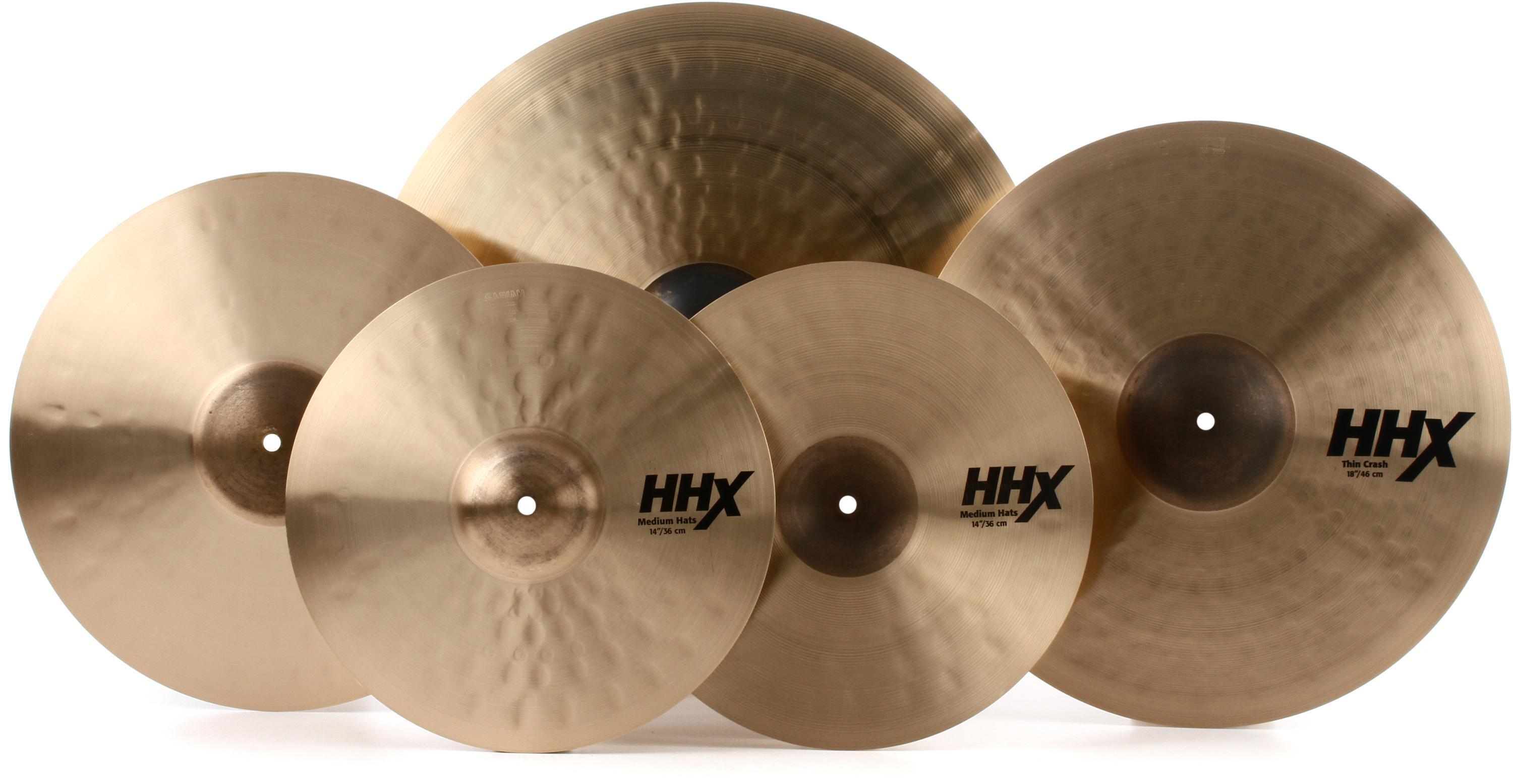 Sabian HHX Performance Cymbal Set 14/16/18/21 inch Sweetwater