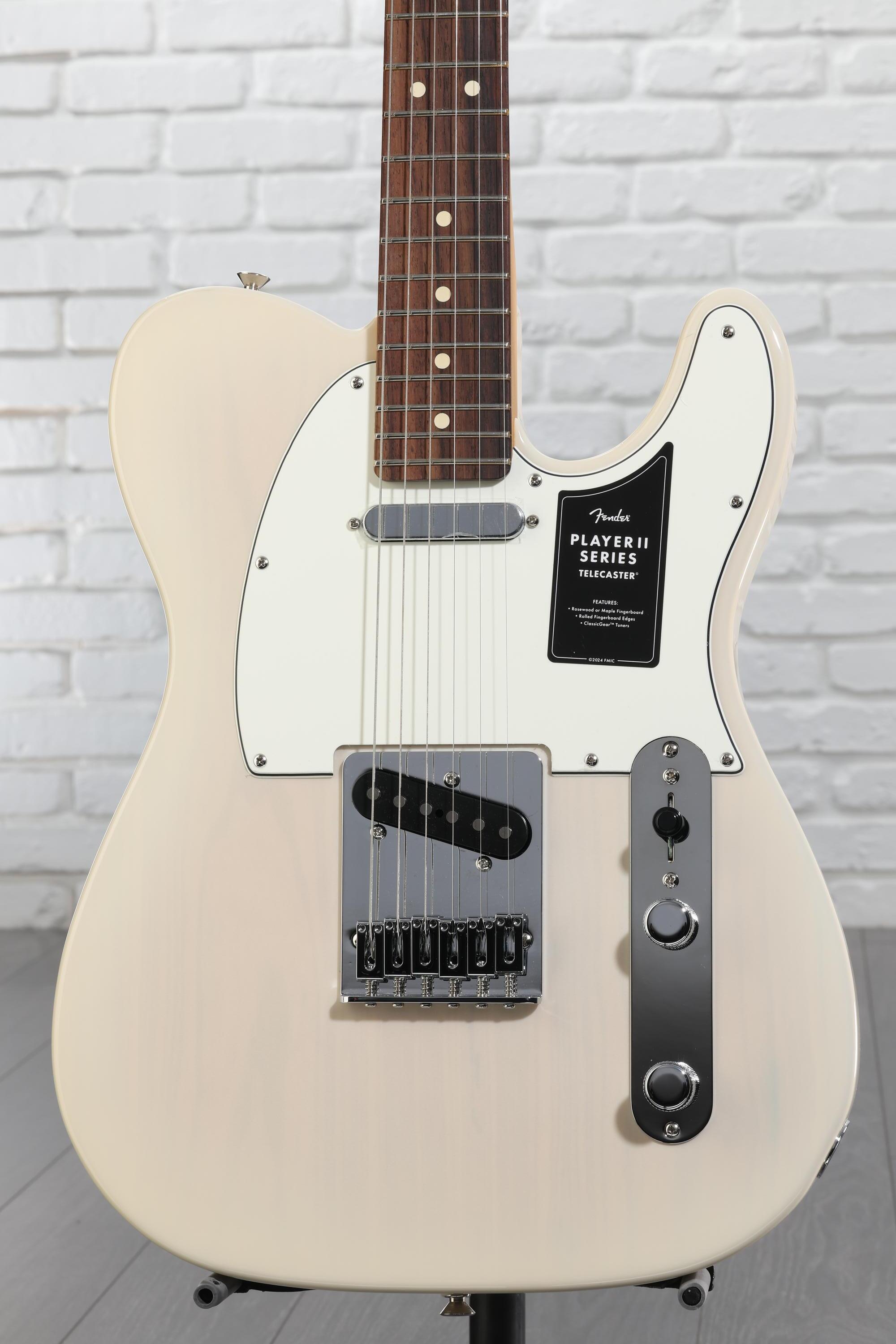 Fender Player II Telecaster Electric Guitar - White Blonde with Rosewood Fingerboard