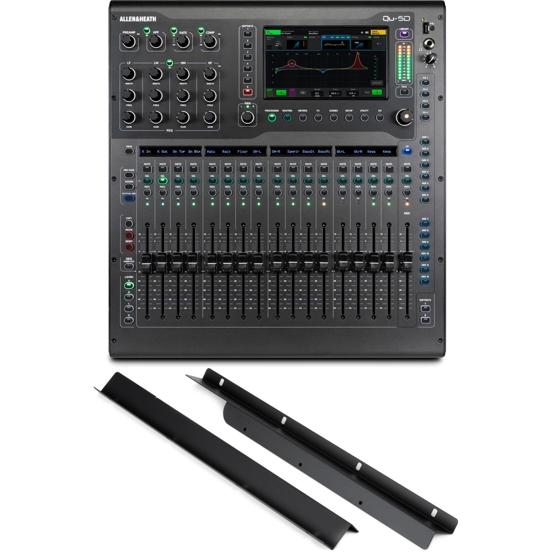 Photo of Allen & Heath Qu-5D 38-channel Digital Mixer with Rackmount Kit