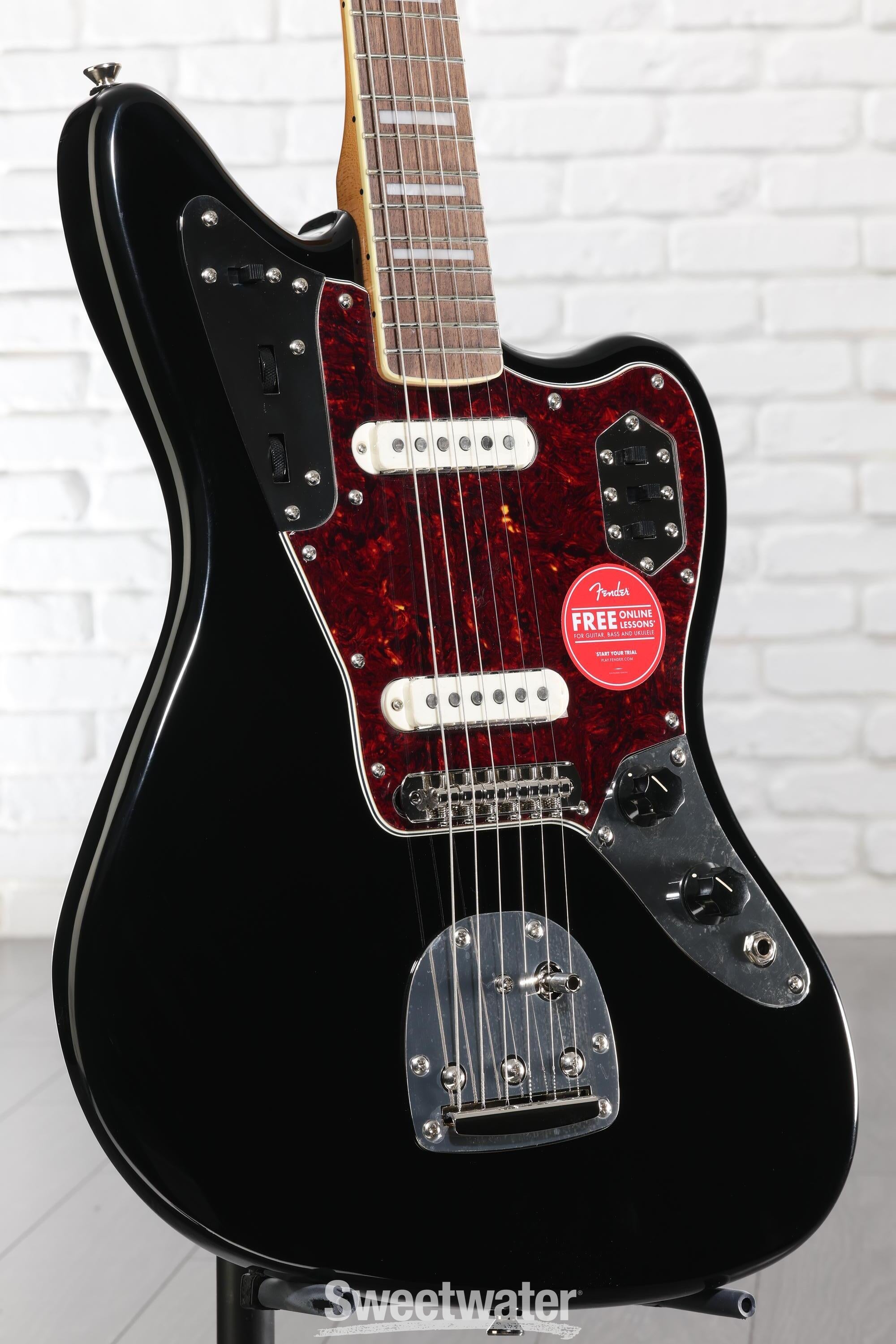 Squier Classic Vibe '70s Jaguar - Black | Sweetwater