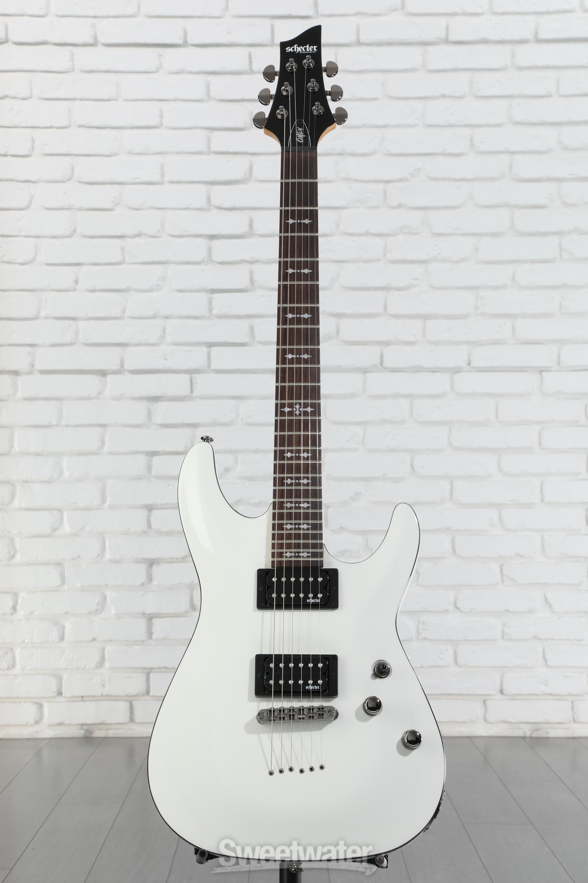 Schecter Omen-6 Electric Guitar - Gloss White | Sweetwater