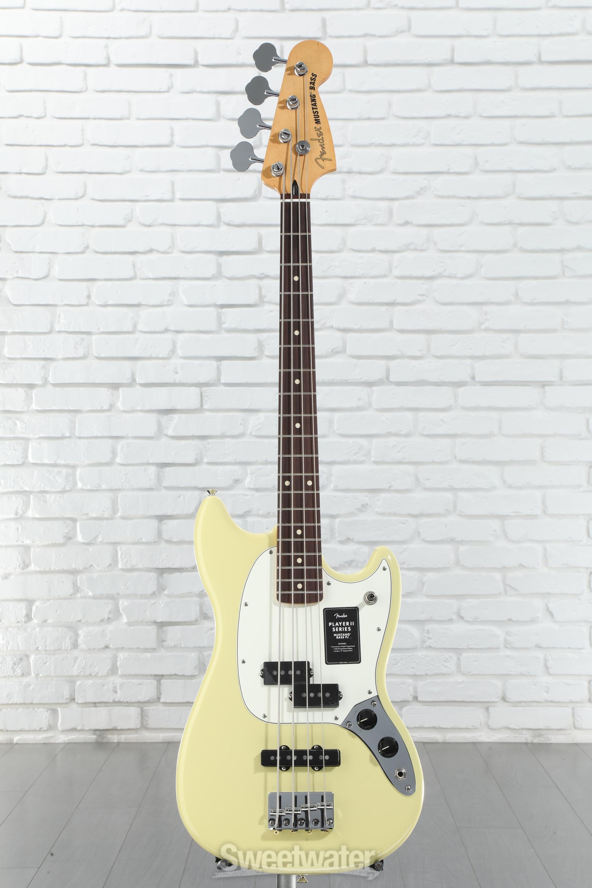Fender Player II Mustang Bass PJ - Hialeah Yellow with