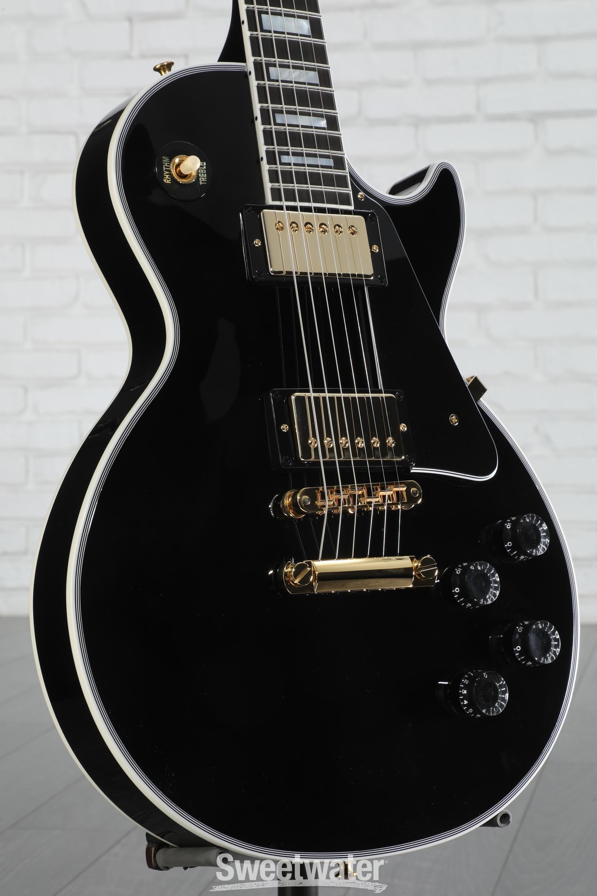 Gibson Custom Les Paul Custom - Ebony with Ebony Fingerboard