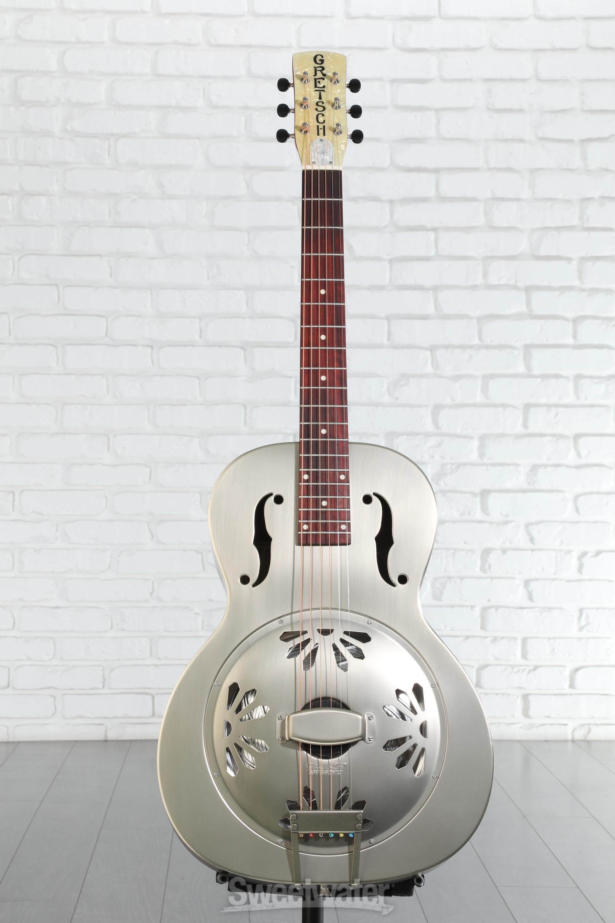 GRETSCH G9201 Honey Dipper リゾネーターギター Amazon.com: Gretsch G9201 Honey Dipper Round-Neck, Brass Body, and