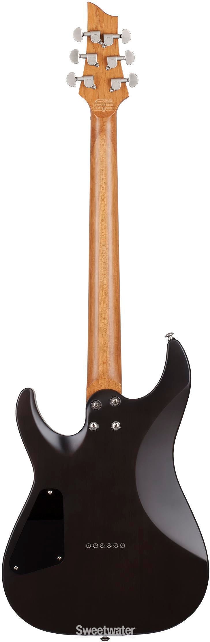 Schecter C-1 Standard Plus Electric Guitar - Black Burst