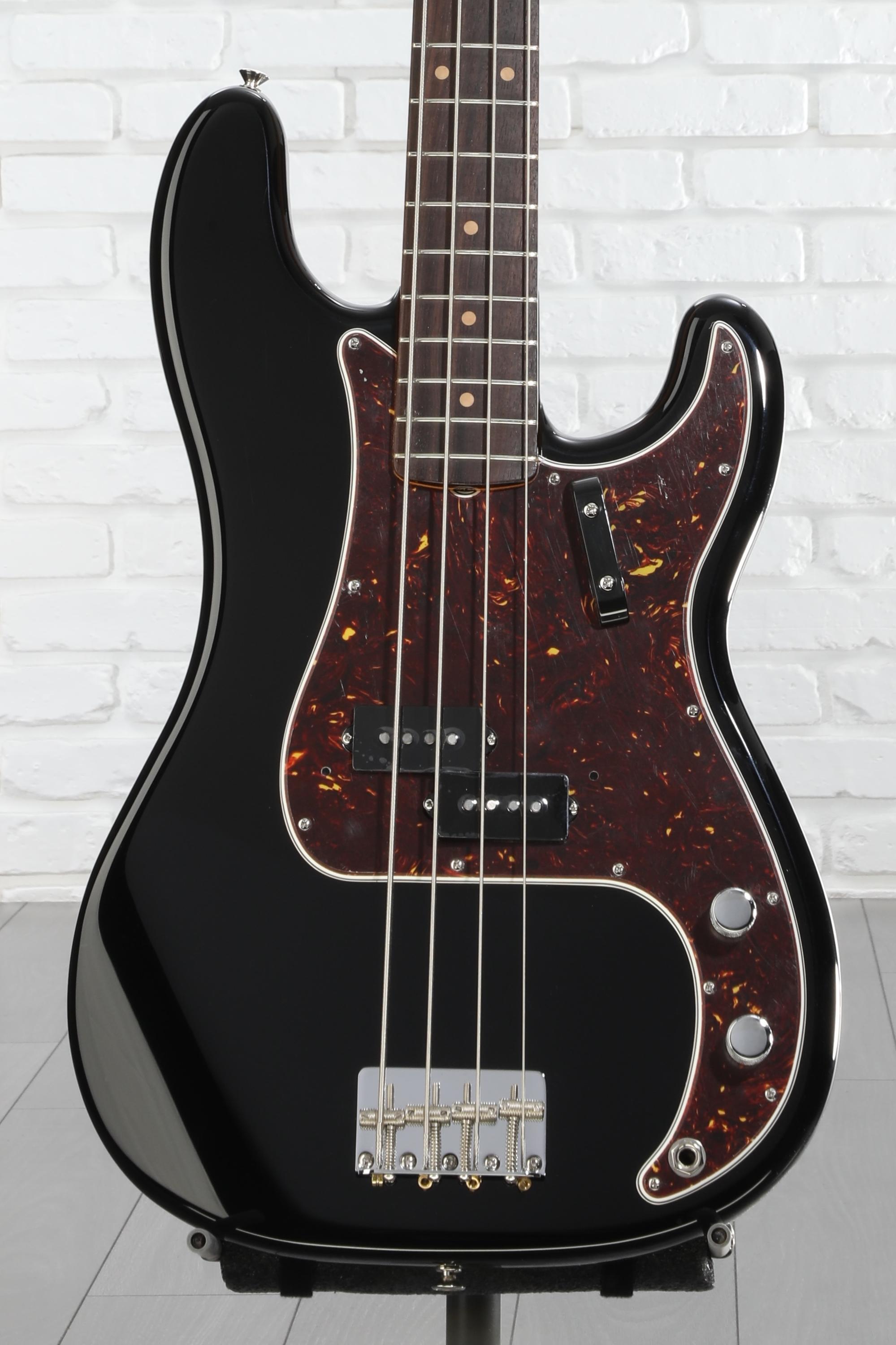 Fender American Vintage II 1960 Precision Bass - Black | Sweetwater