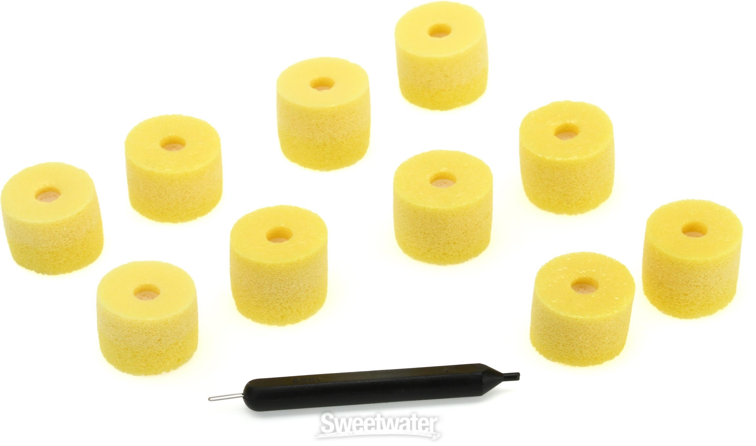 Shure EAYLF1 Replacement Yellow Foam Earphone Sleeves (5 pairs)