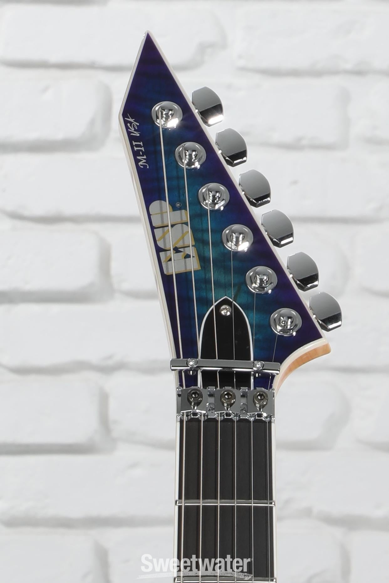 ESP USA M-II NTB FR Electric Guitar - Violet Shadow | Sweetwater