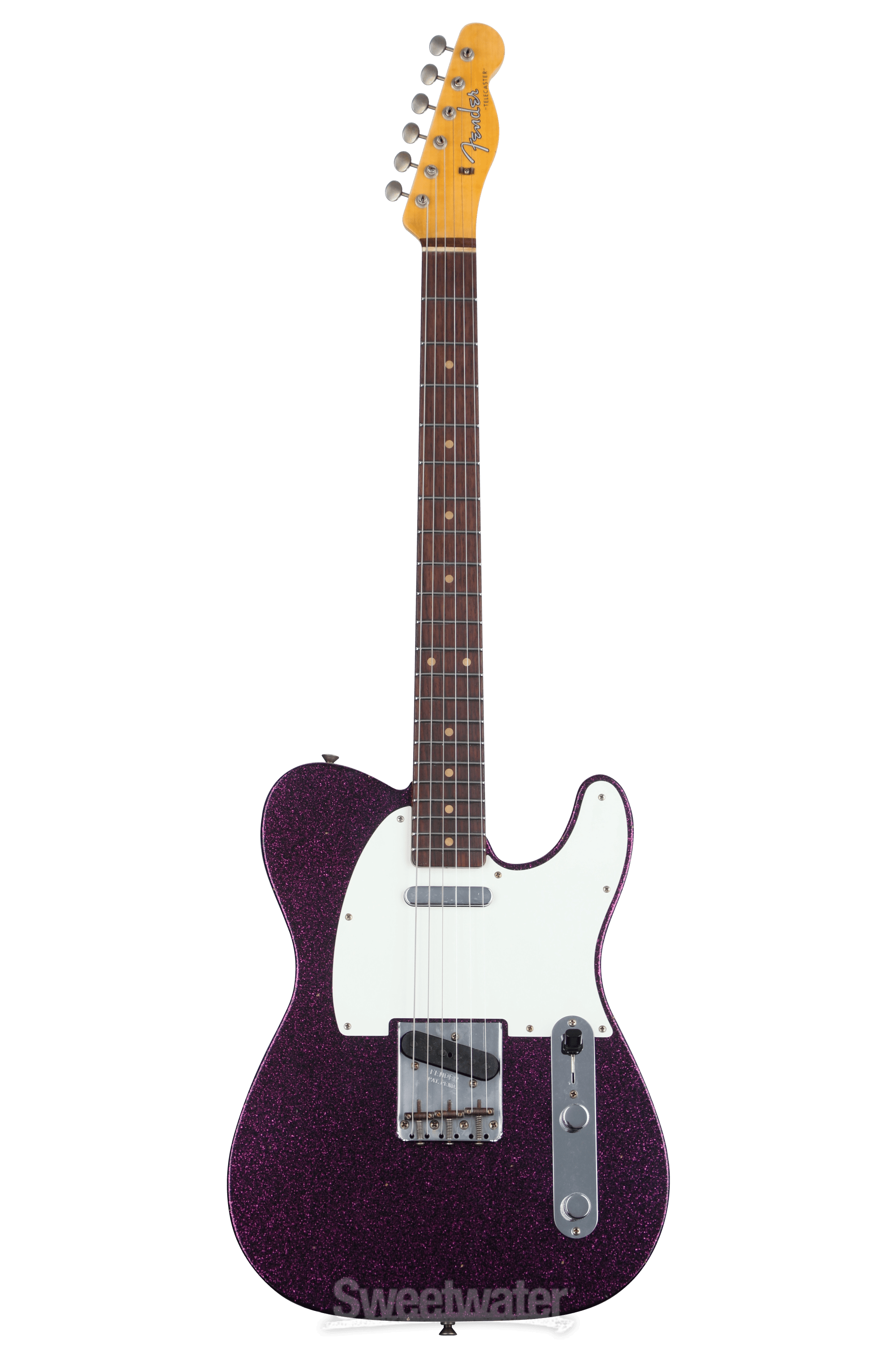 Fender Custom Shop Limited-edition '60 Telecaster Journeyman Relic Electric  Guitar - Purple Sparkle