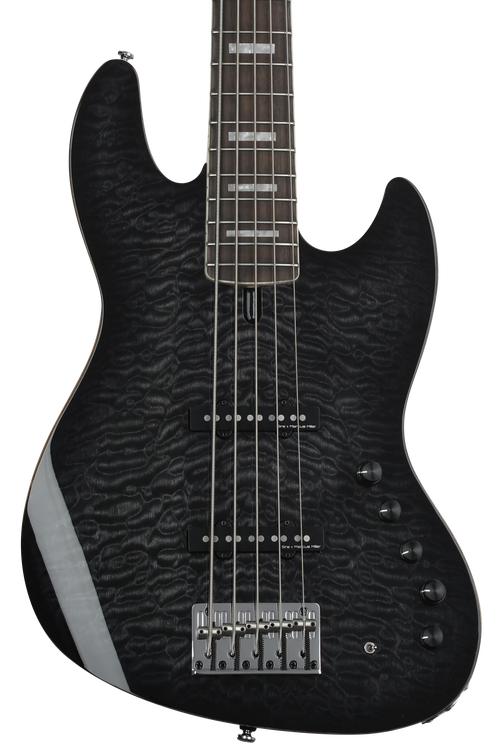 Sire Marcus Miller V9 Swamp Ash 5-string Bass Guitar - Transparent