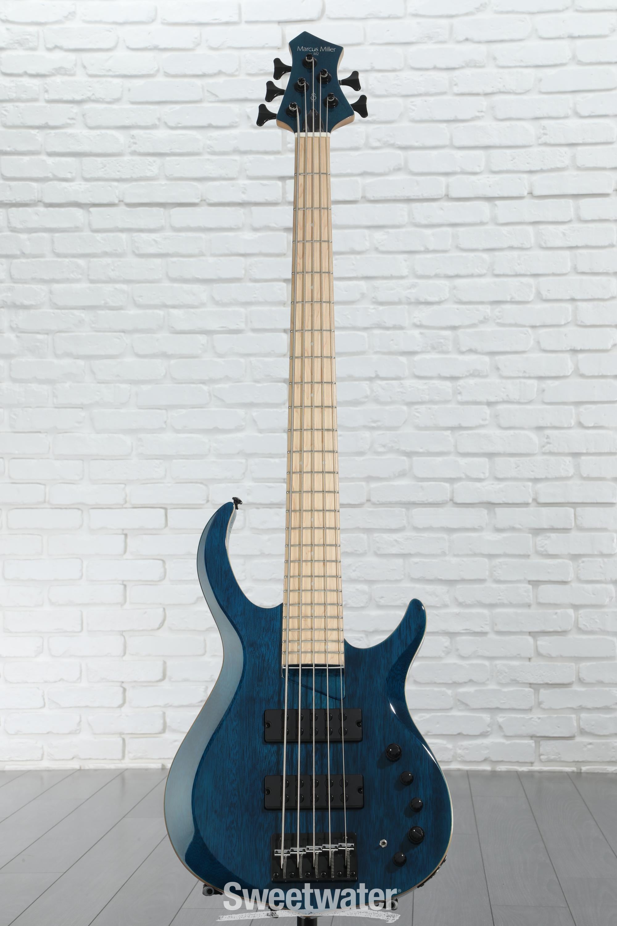 ベース Sire-m2 5st Sire Marcus Miller M2 5-string Bass Guitar - Transparent
