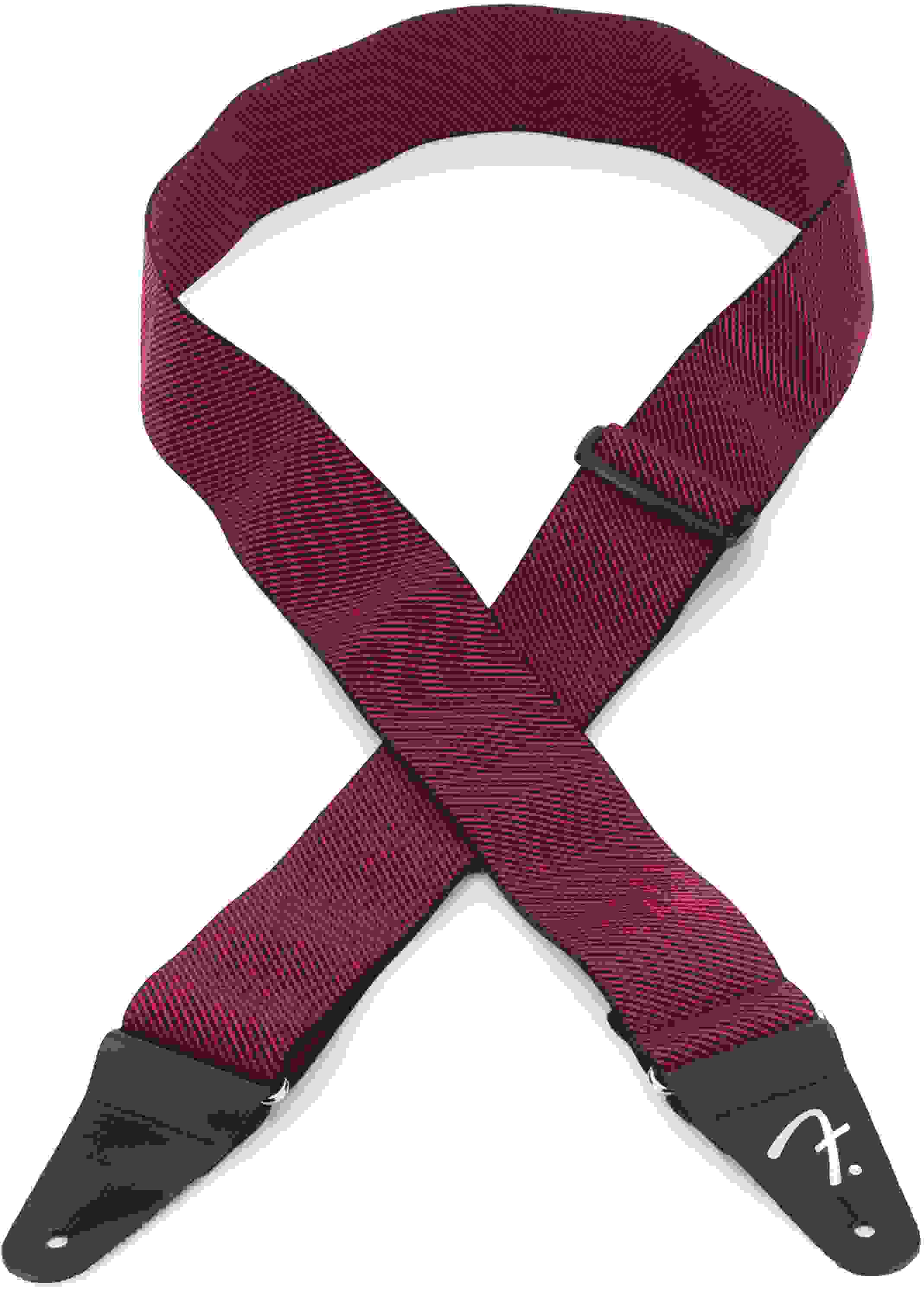 Fender WeighLess Tweed Strap - Red Tweed