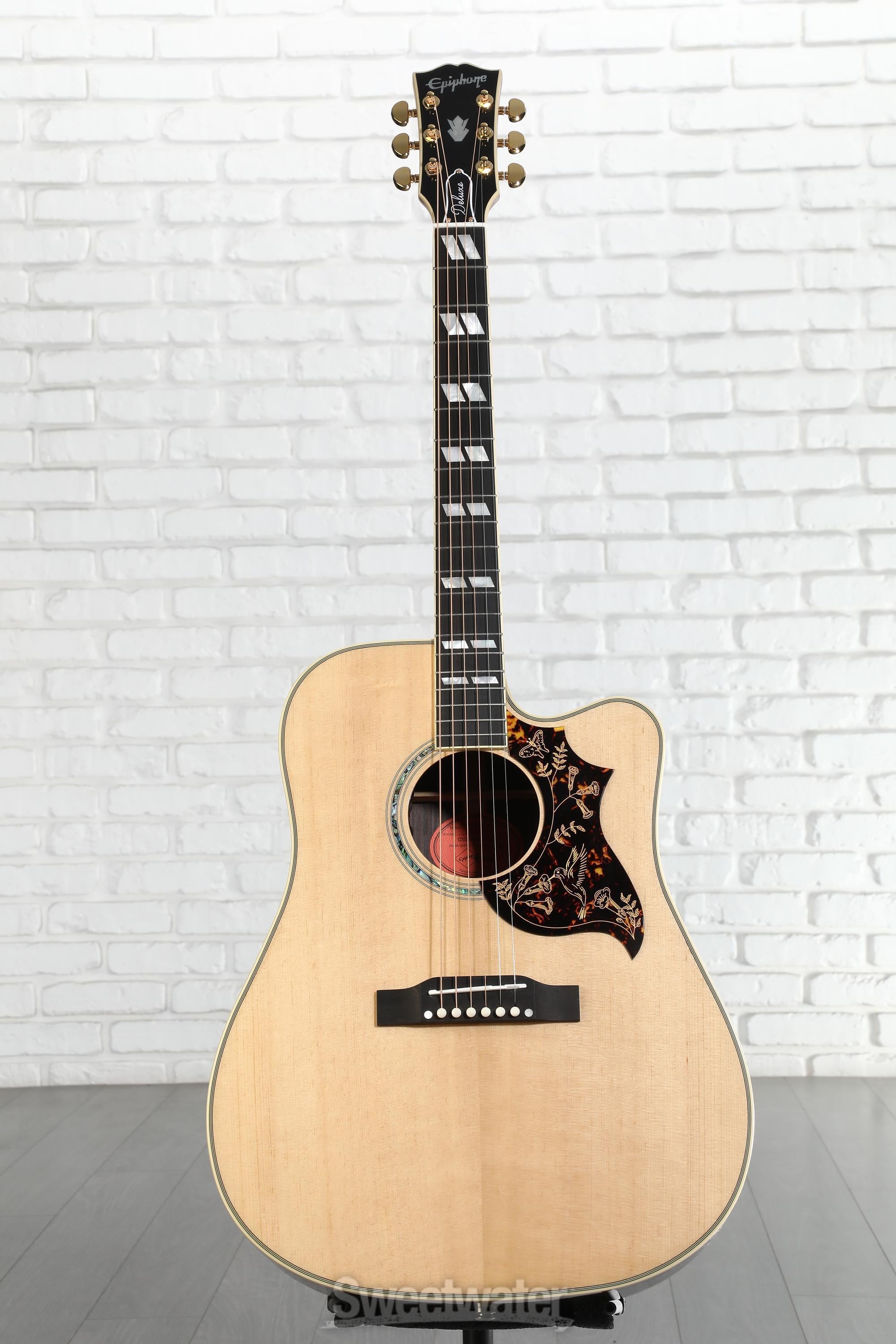 Epiphone Hummingbird Deluxe EC Acoustic-electric Guitar - Natural