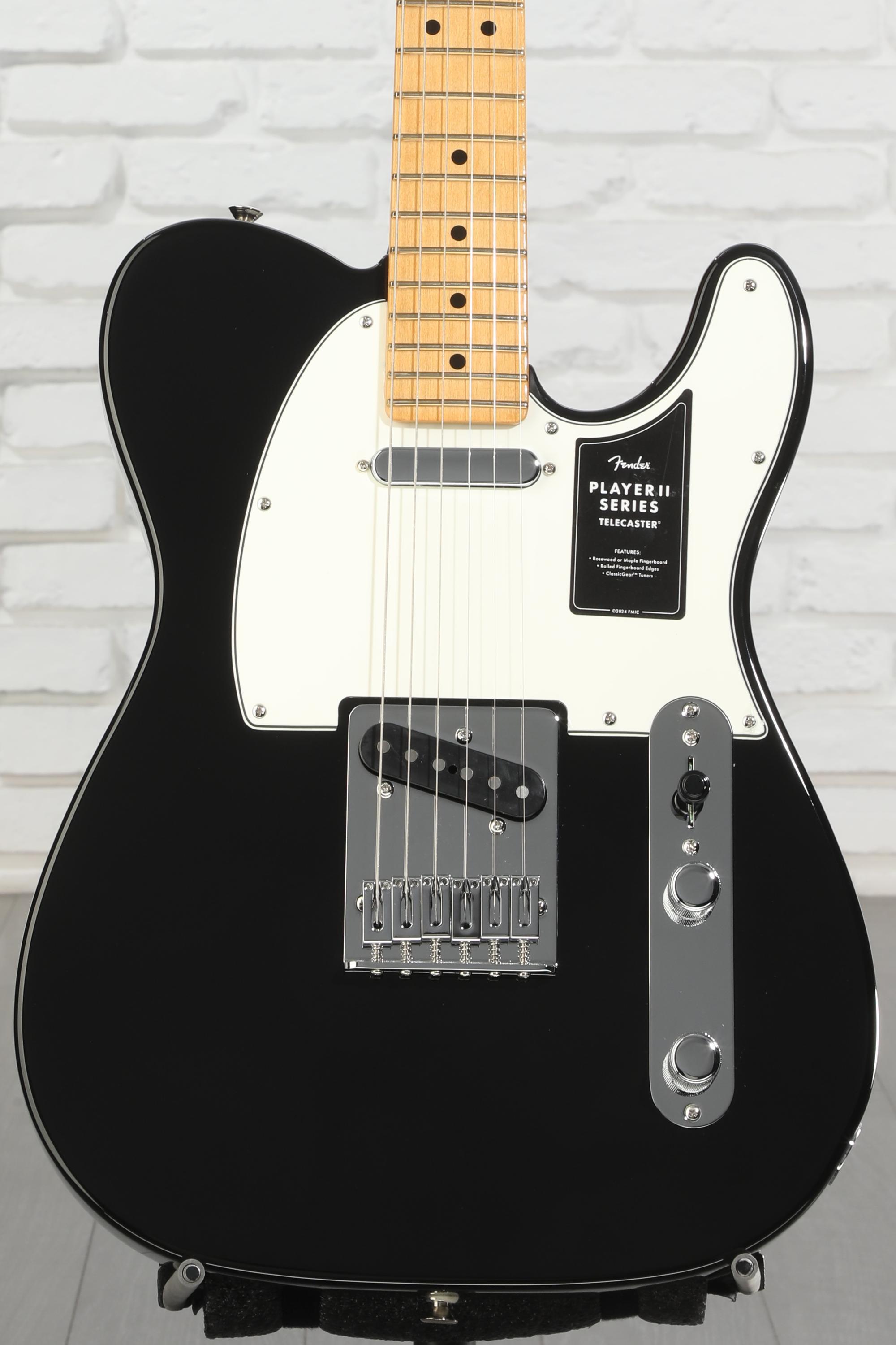 Fender Player II Telecaster Electric Guitar - Black with Maple