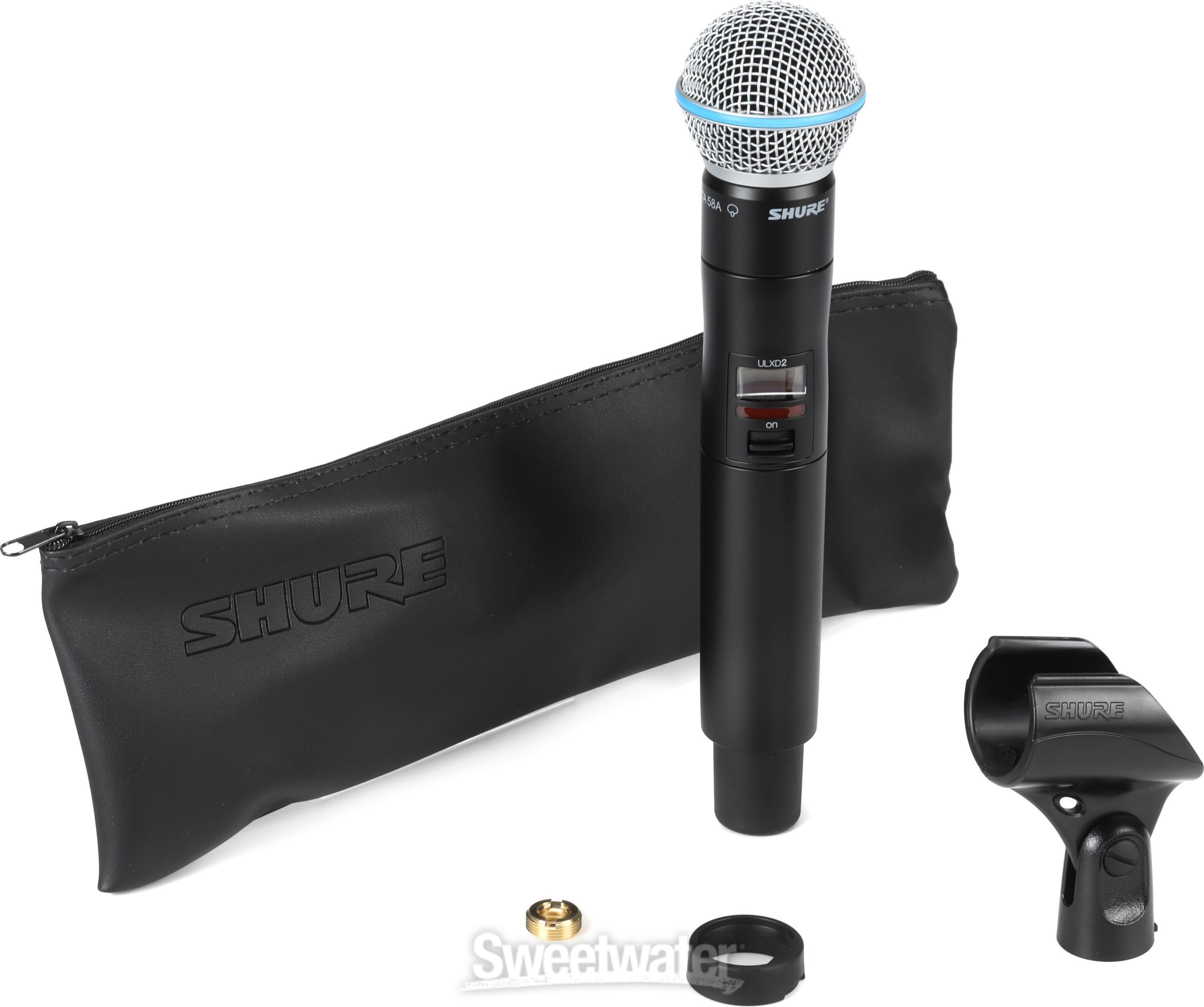 Shure ULXD2 Digital Handheld Transmitter - Beta58A Cartridge