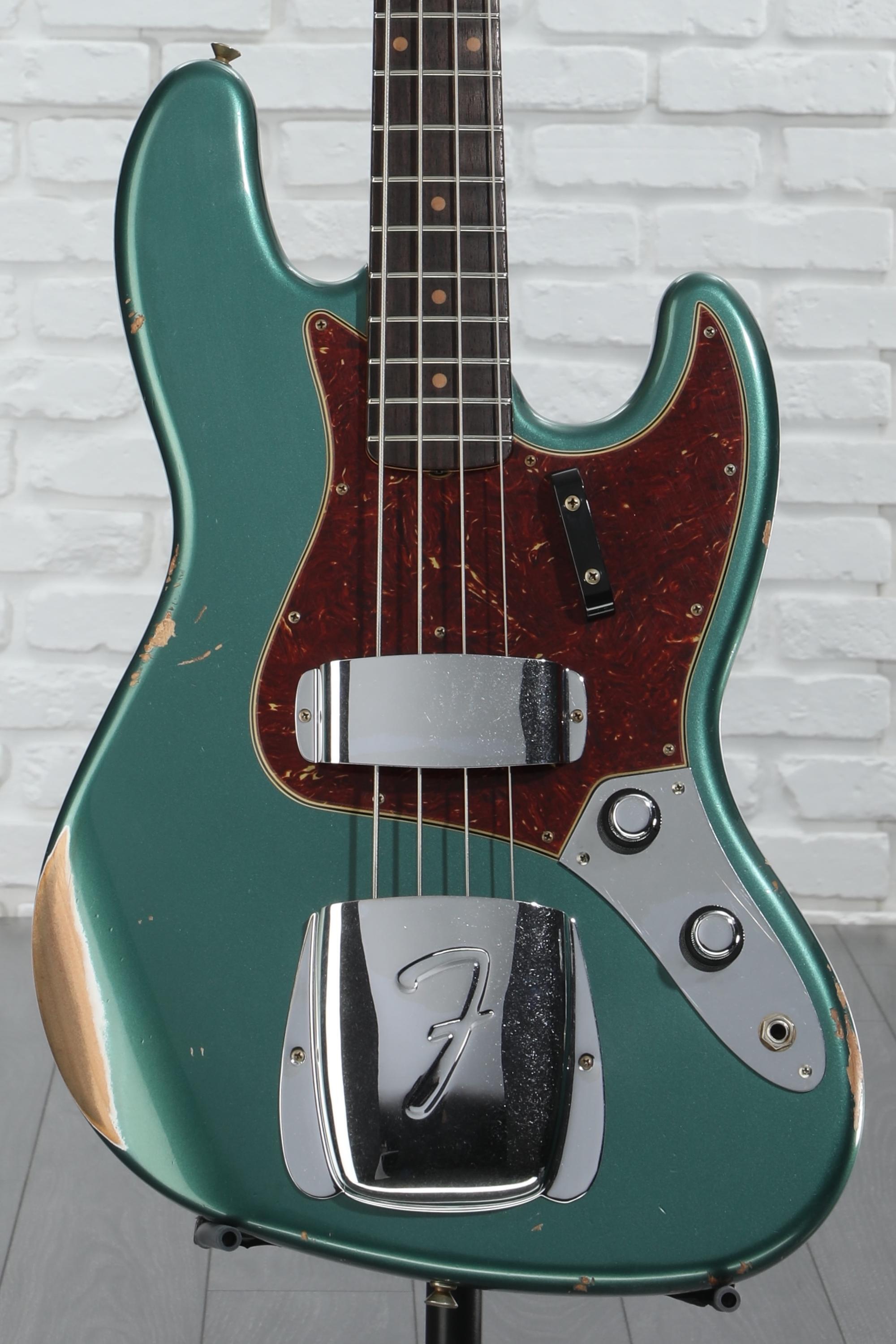 Fender Custom Shop 1962 Jazz Bass Relic - Aged Sherwood