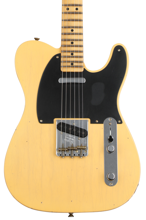 ギター warmoth telecaster black guard hard aged warmoth telecaster black guard hard aged - メルカリ