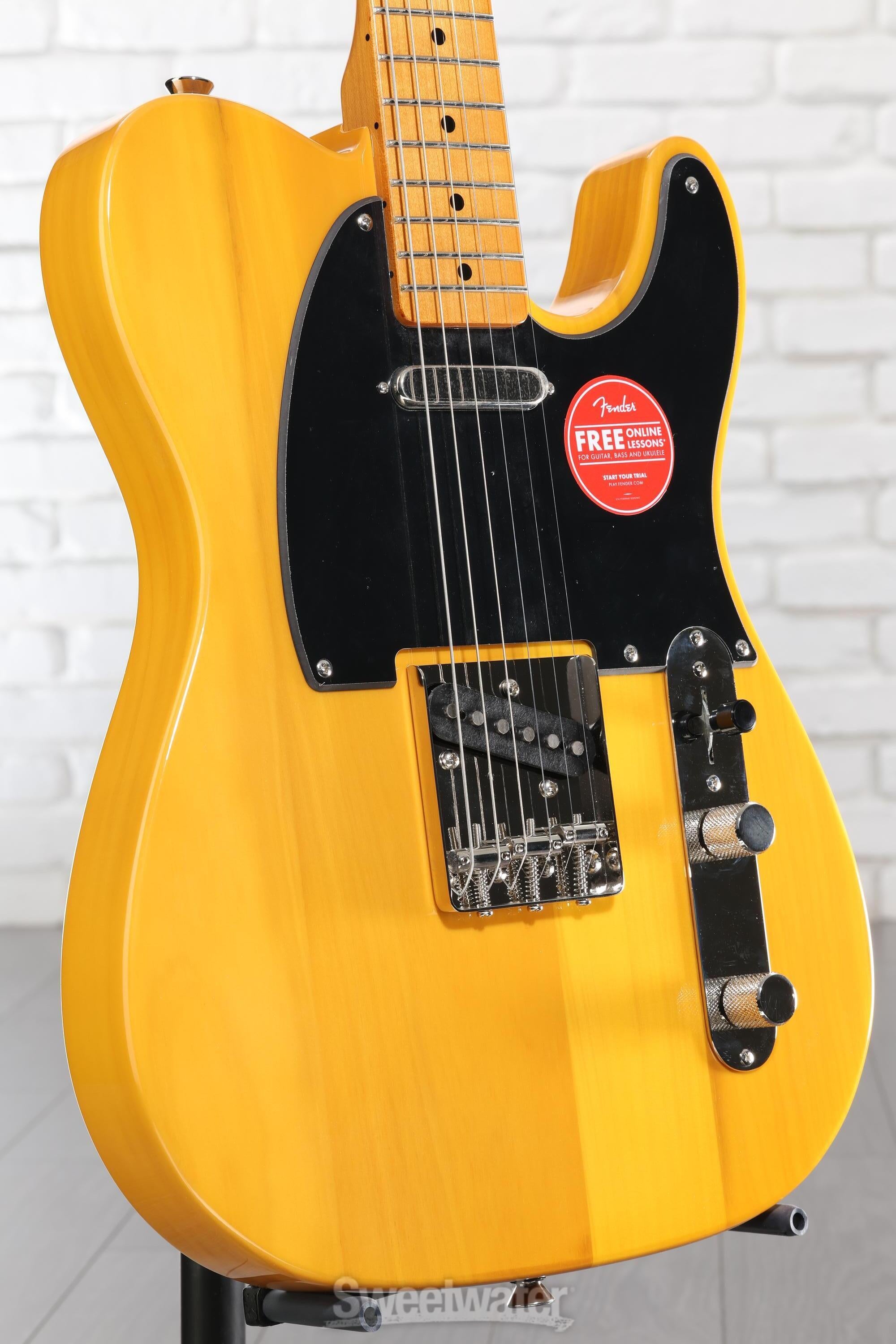 Squier Classic Vibe ‘50s テレキャスター　バタースコッチ Squier Classic Vibe '50s Telecaster - Butterscotch Blonde | Sweetwater