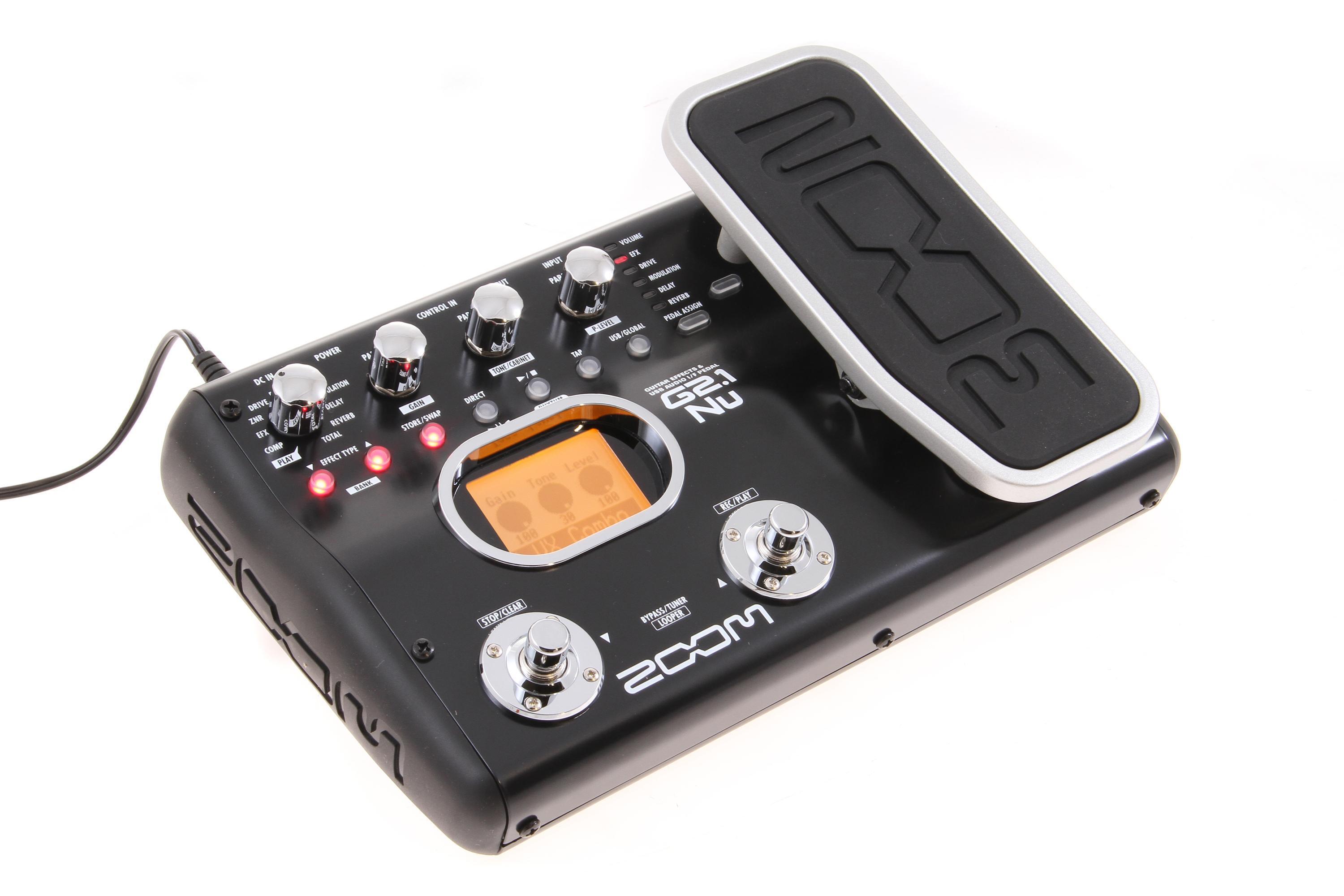 Zoom G2.1Nu Multi-Effects Pedal with USB and Expression Pedal