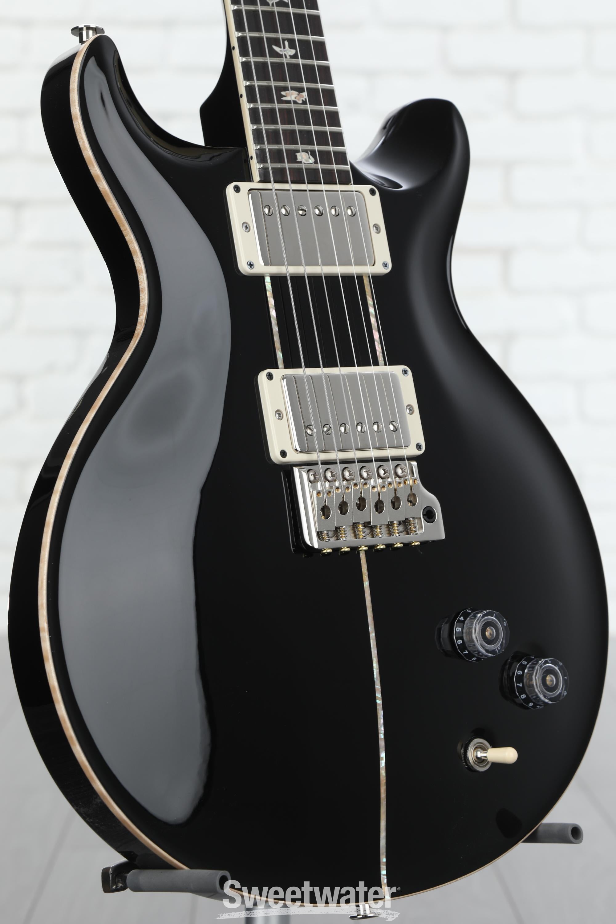 PRS Santana Retro Electric Guitar - Black | Sweetwater