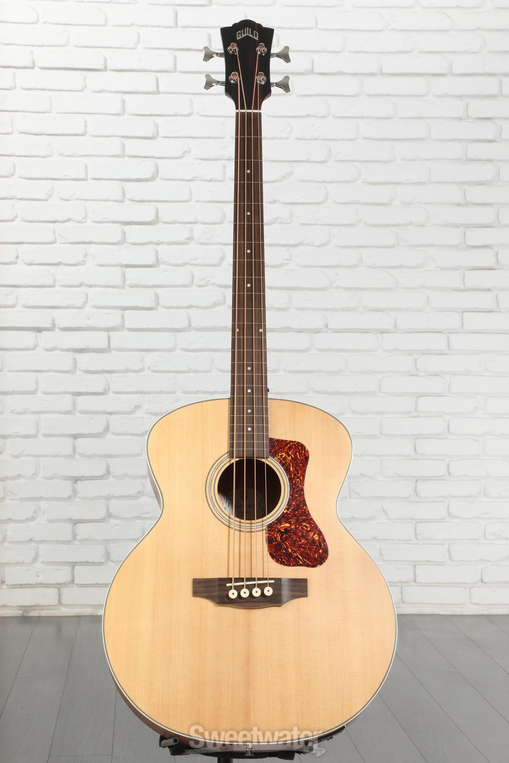 Guild B-240EF Fretless Concert Acoustic-electric Bass Guitar