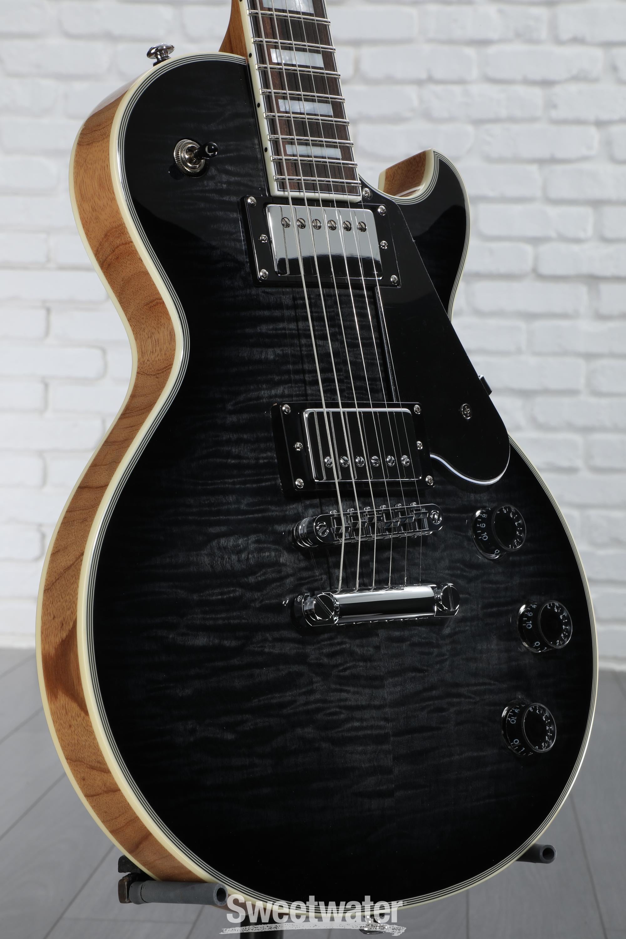 Schecter Solo-II Custom Electric Guitar - Trans Black Burst