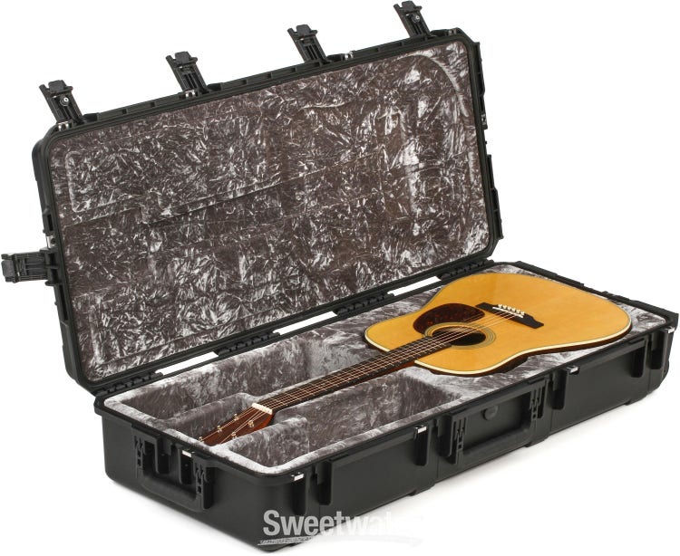 SKB iSeries Waterproof Case for Acoustic Guitar Black Sweetwater
