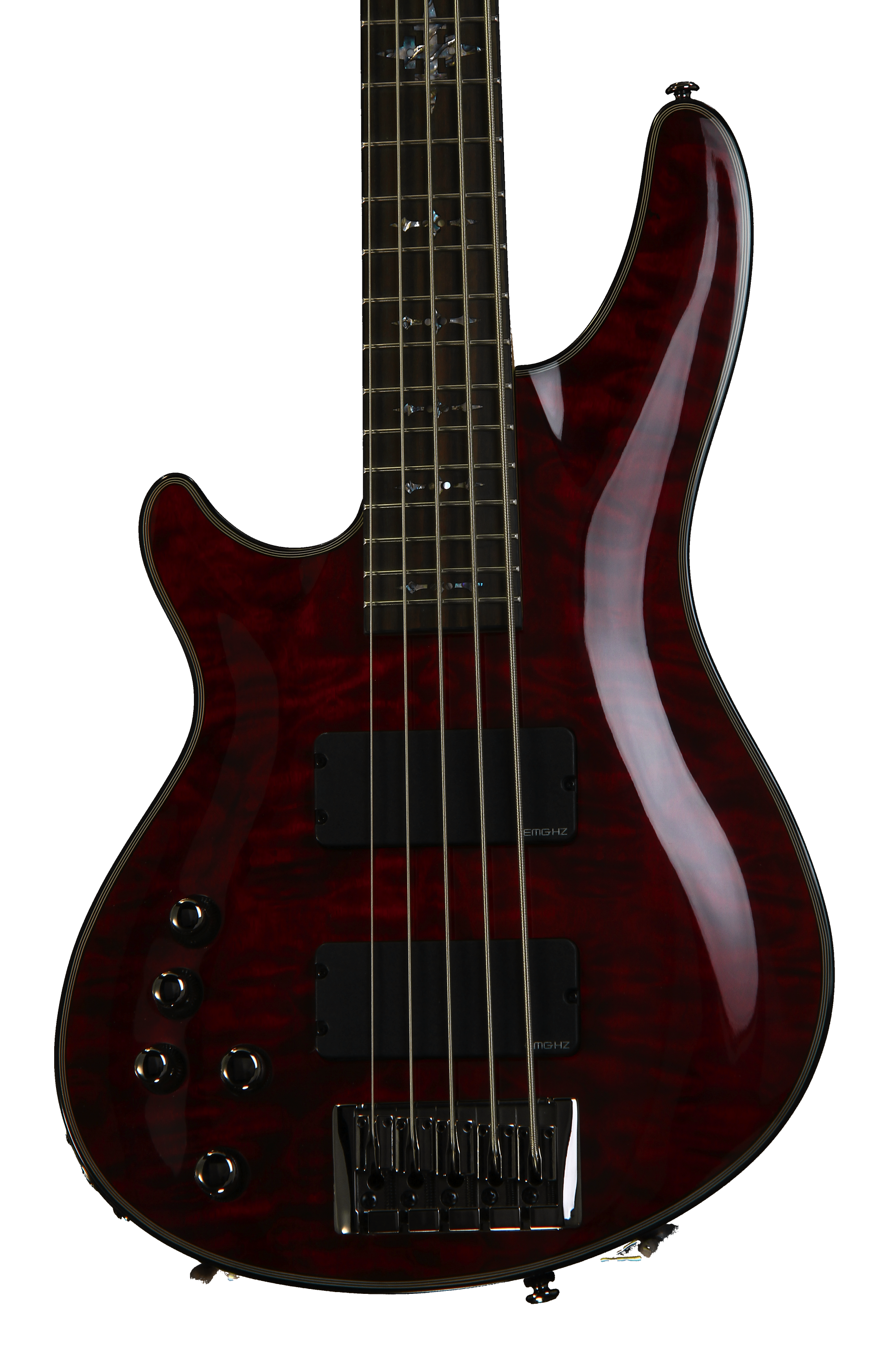 Schecter Damien Elite Left-handed 5-string - Crimson Red | Sweetwater